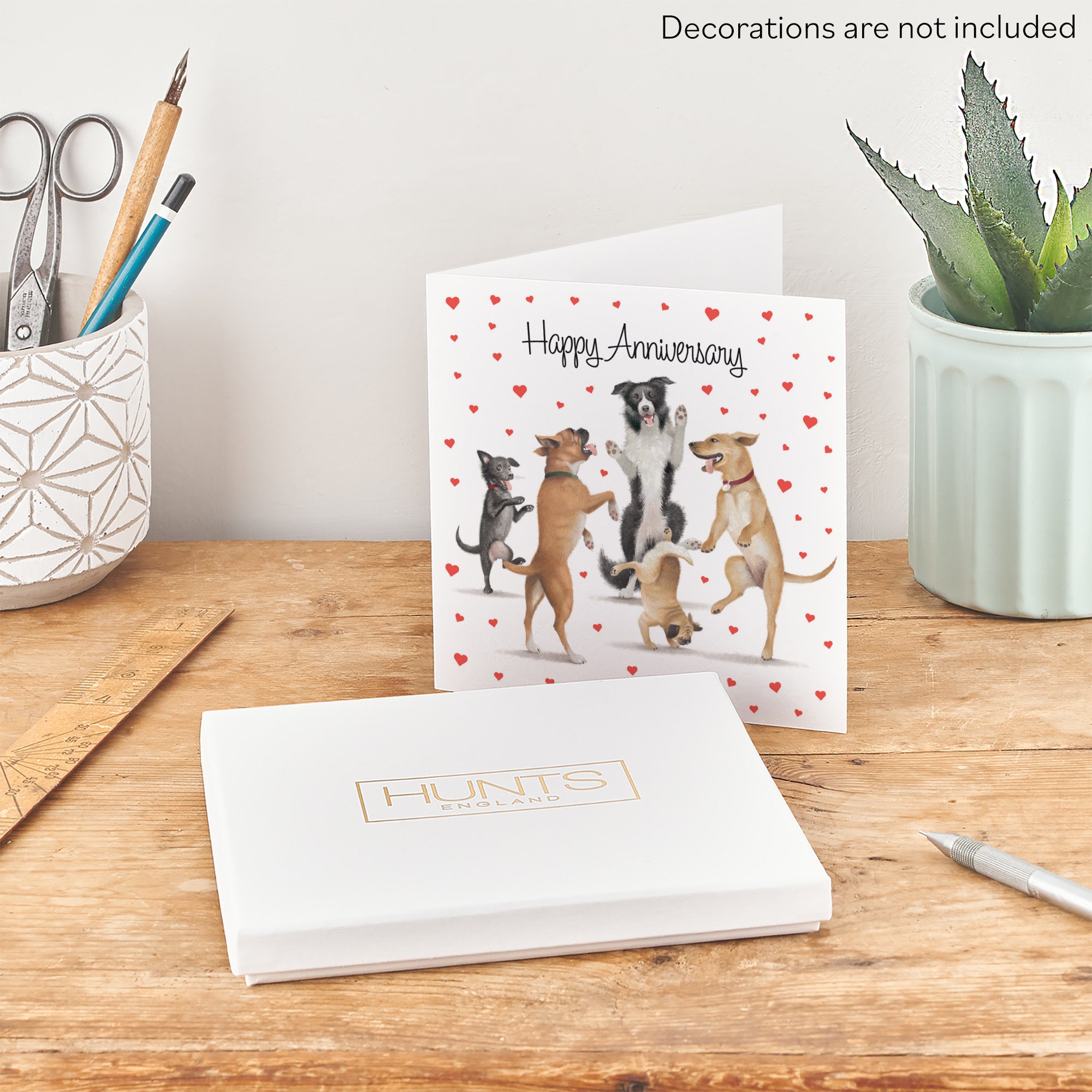 Boxed Dancing Dogs Anniversary Card Milo's Gallery - Default Title (B0D5RB61JB)