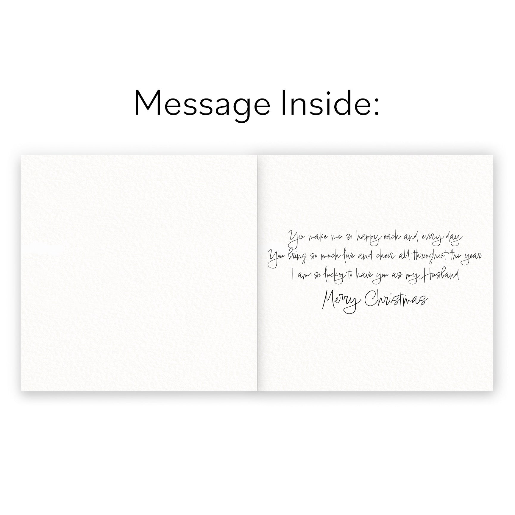 Boxed Husband Magical Christmas Card Milo's Gallery - Default Title (B0D5RBJ6LH)