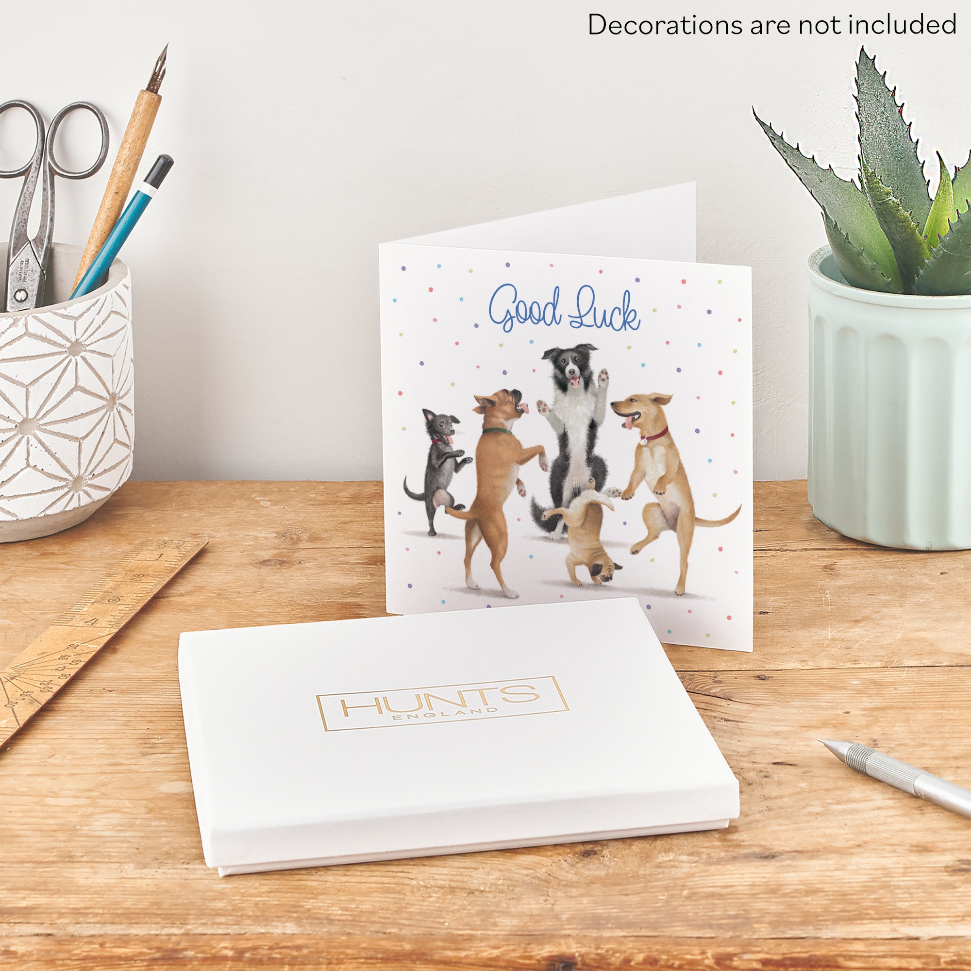 Boxed Good Luck Card Dancing Dogs Milo's Gallery - Default Title (B0D5RBKGZZ)