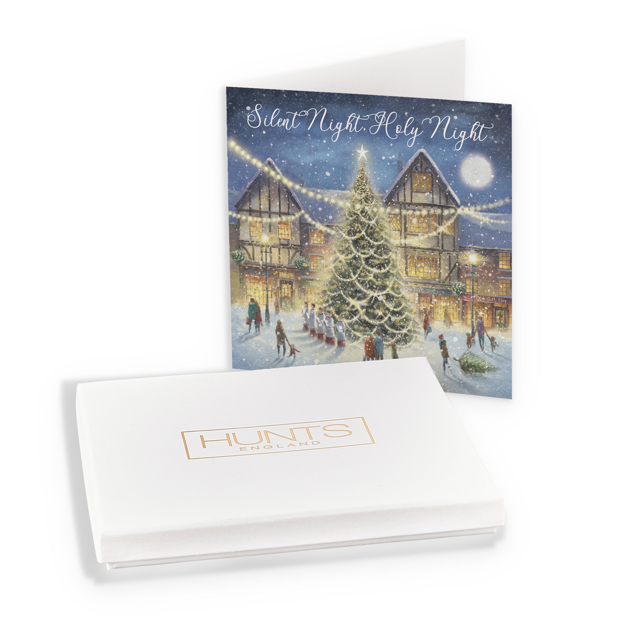 Boxed Christian Religious Christmas Card Silent Night Holy Night 'Christmas Eve' - Default Title (B0D5RC3B6F)