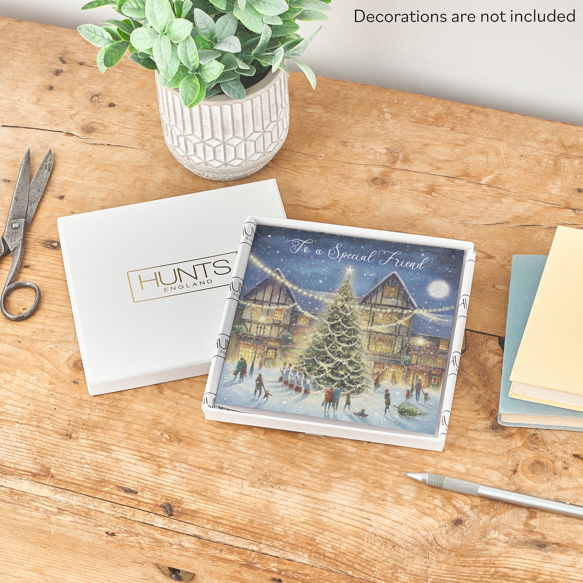 Boxed Friend Christmas Card 'Christmas Eve' Milo's Gallery - Default Title (B0D5RDLNLX)