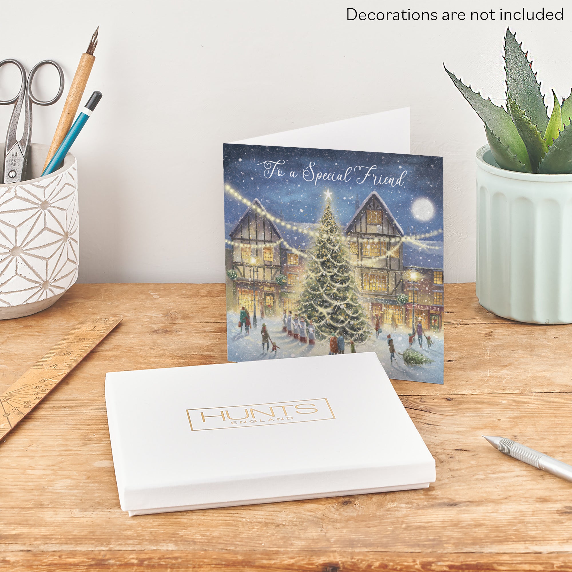 Boxed Friend Christmas Card 'Christmas Eve' Milo's Gallery - Default Title (B0D5RDLNLX)