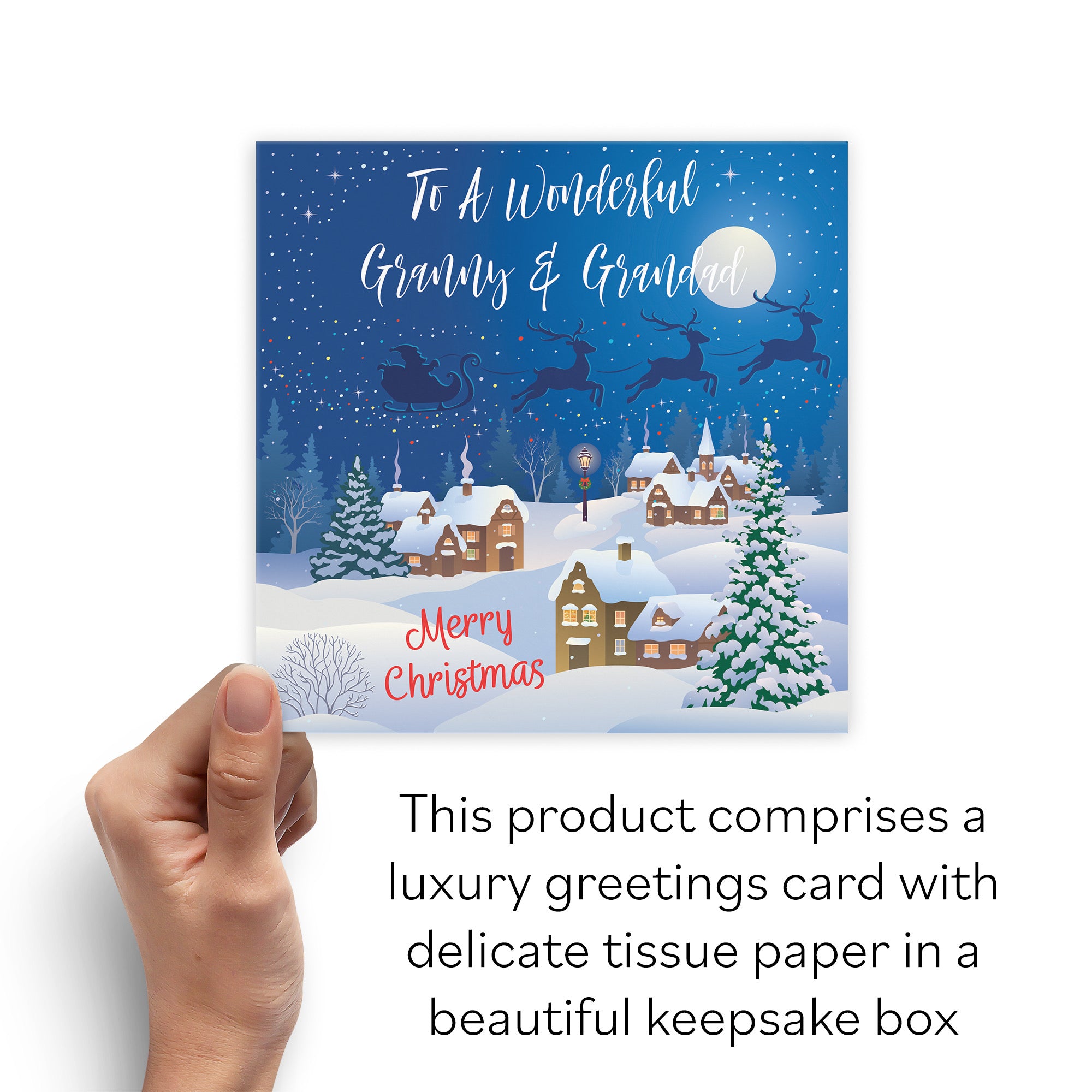 Boxed Granny And Grandad Winter Wonderland Christmas Card - Default Title (B0D5RHW98W)