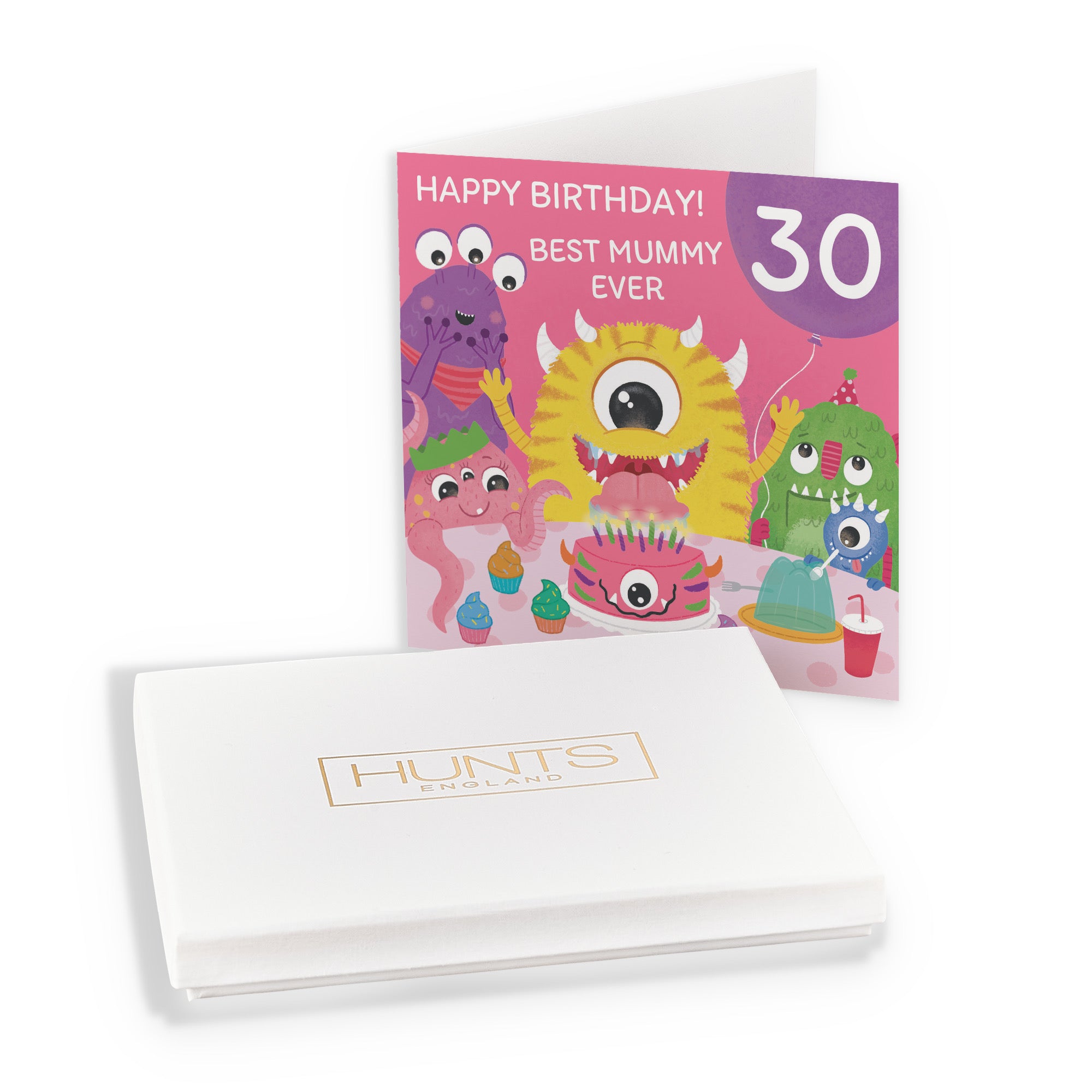 Boxed 30th Mummy Monsters Party Birthday Card Imagination - Default Title (B0D5RJT6B6)