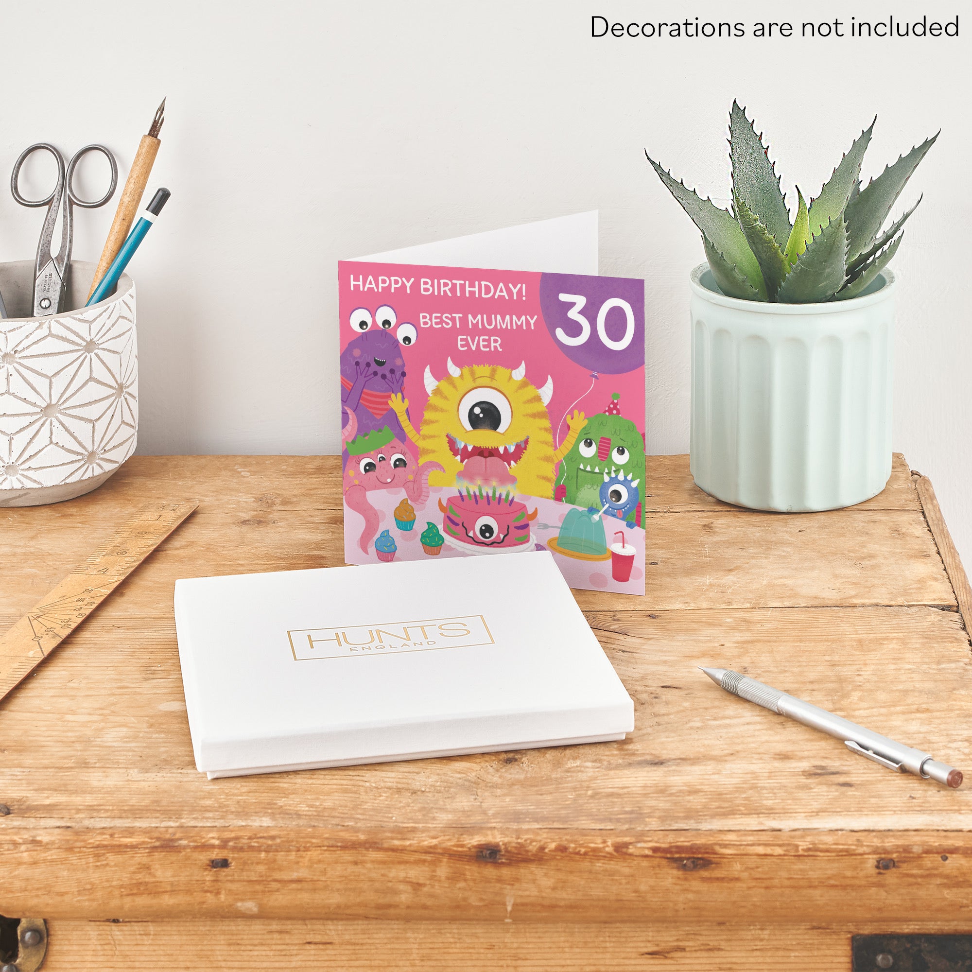 Boxed 30th Mummy Monsters Party Birthday Card Imagination - Default Title (B0D5RJT6B6)