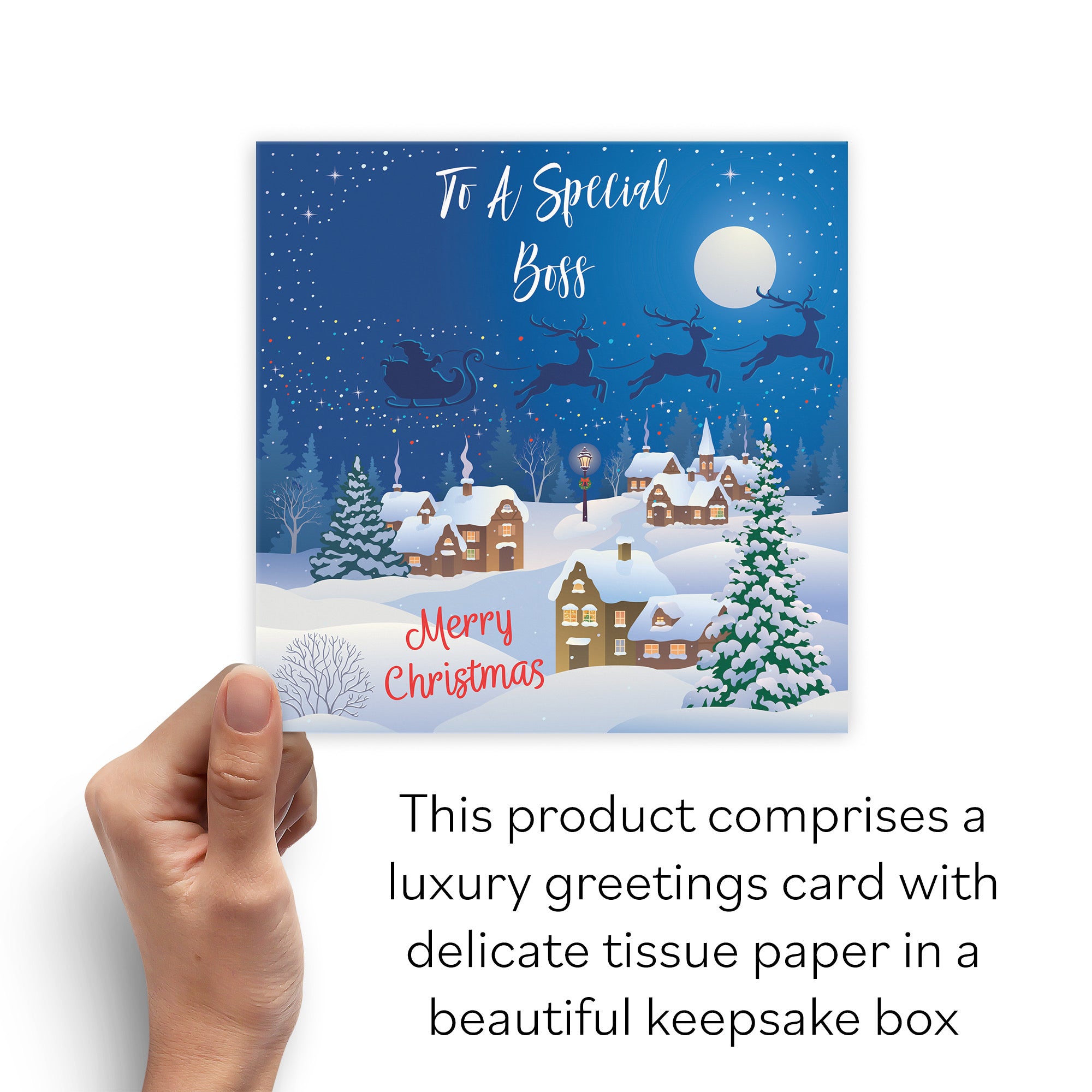 Boxed Boss Winter Wonderland Christmas Card - Default Title (B0D5RJVC6F)