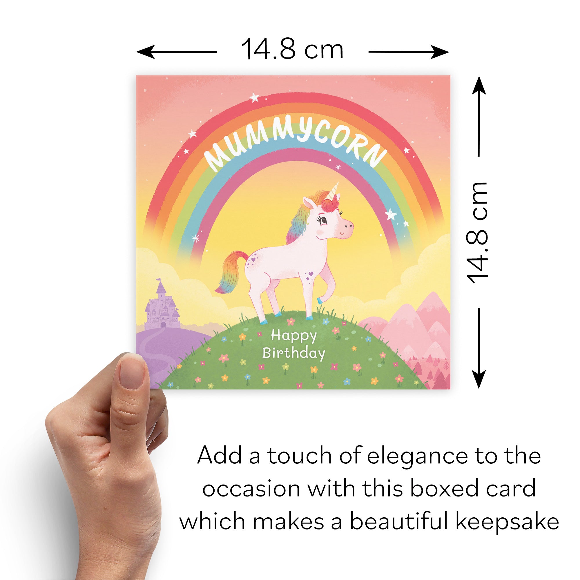 Boxed Mummy Cute Unicorn Birthday Card Imagination - Default Title (B0D5RKGM8T)