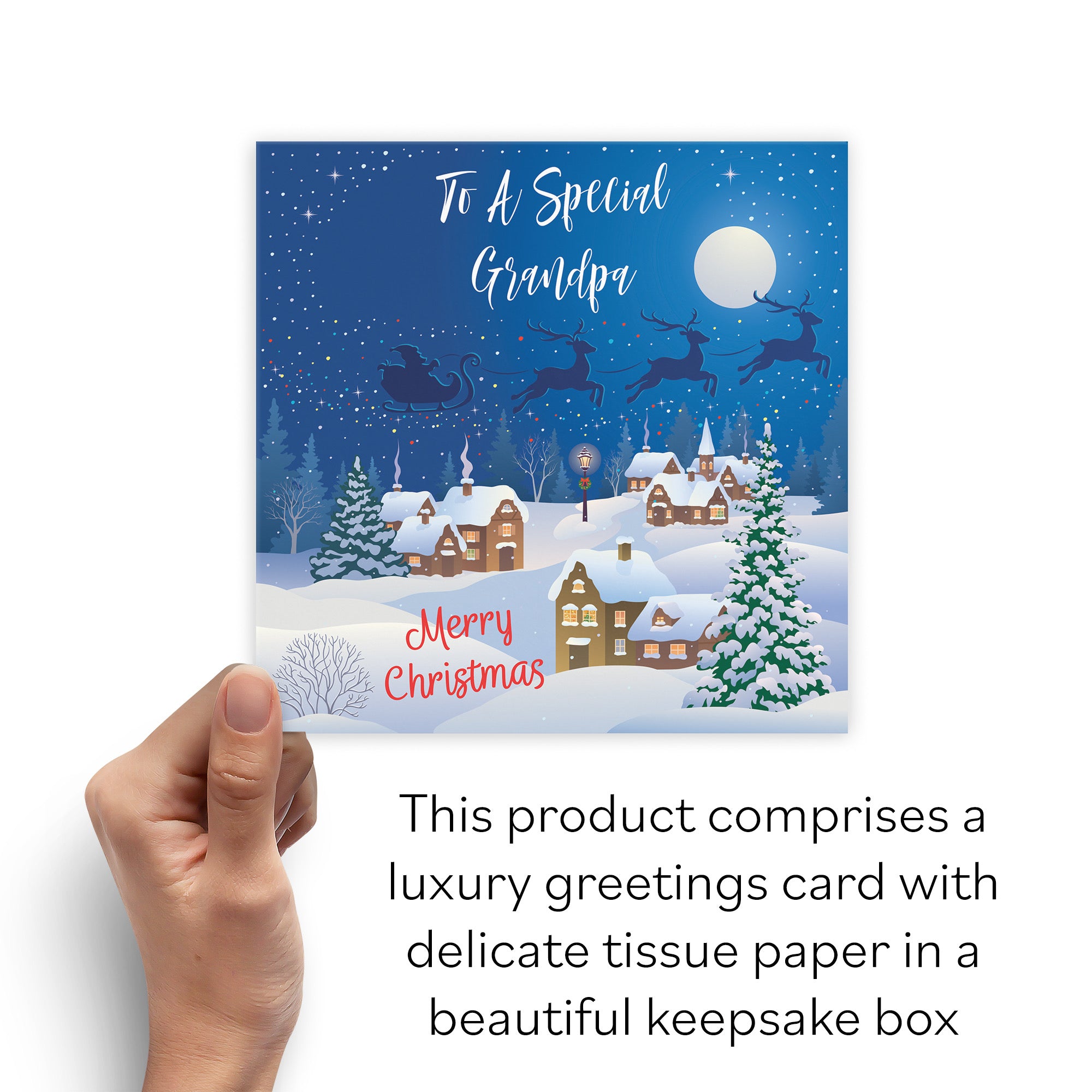 Boxed Grandpa Winter Wonderland Christmas Card - Default Title (B0D5RKKB9V)