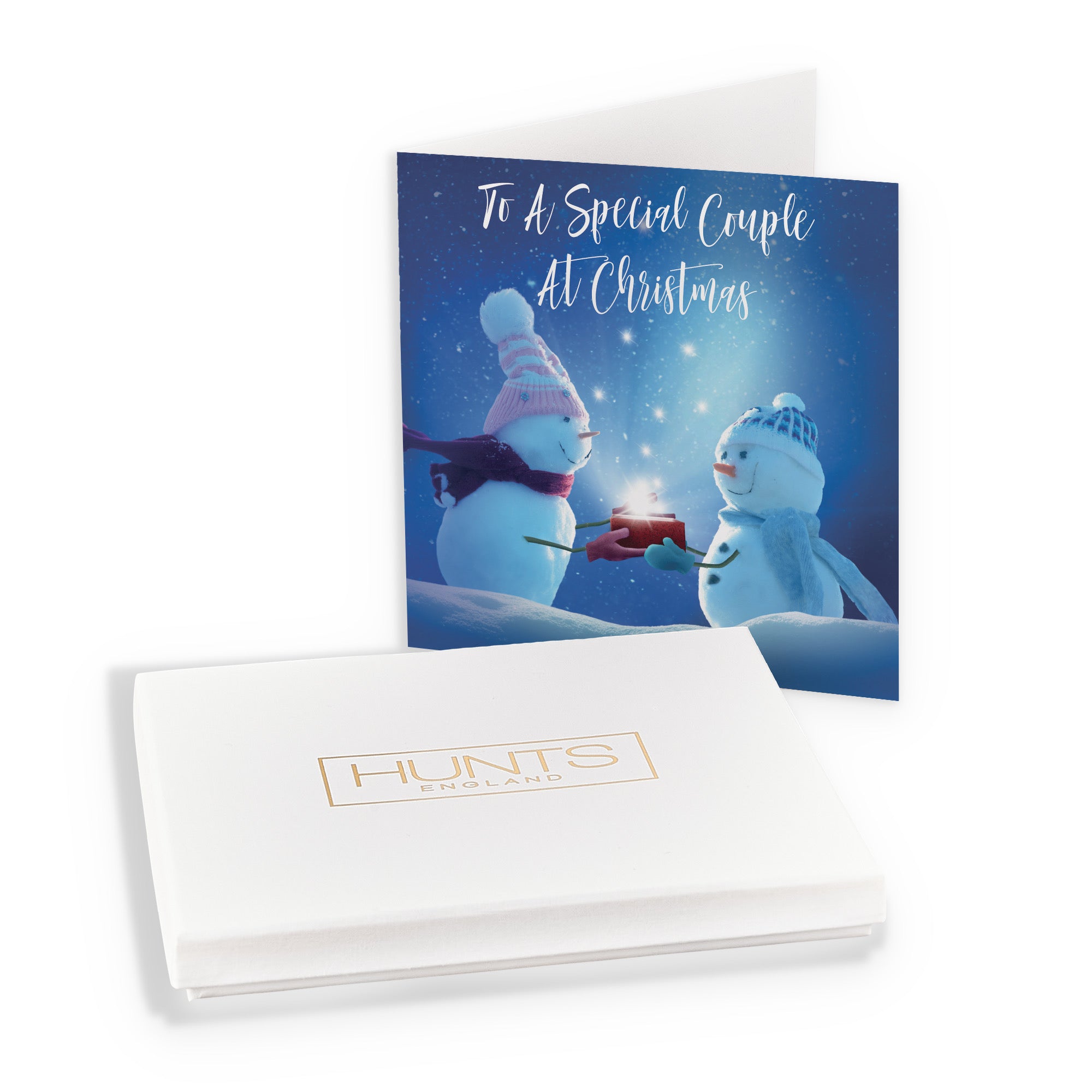 Boxed Couple Starry Night Christmas Card - Default Title (B0D5RL89K5)