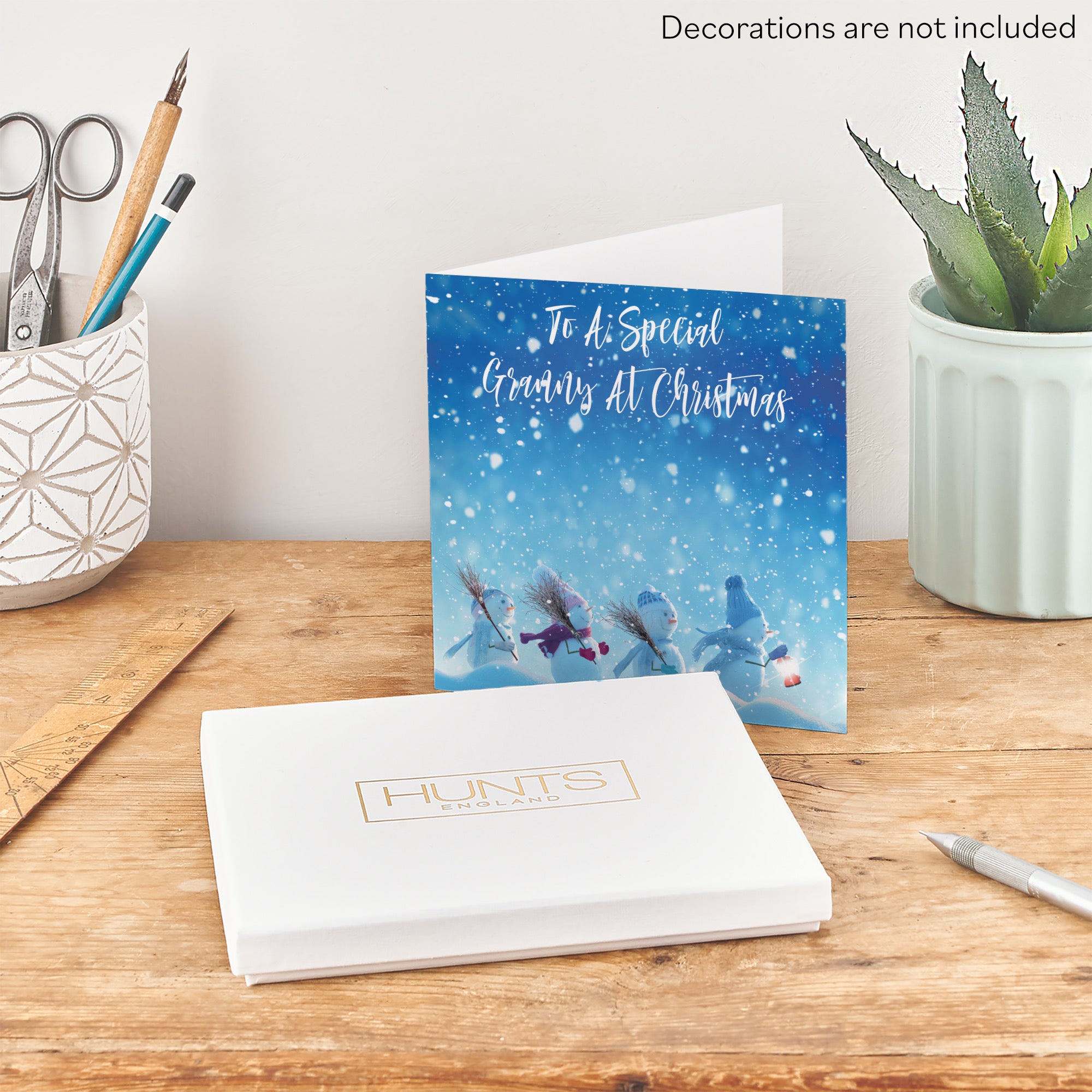 Boxed Granny Snow People Christmas Card - Default Title (B0D5RLJF6H)