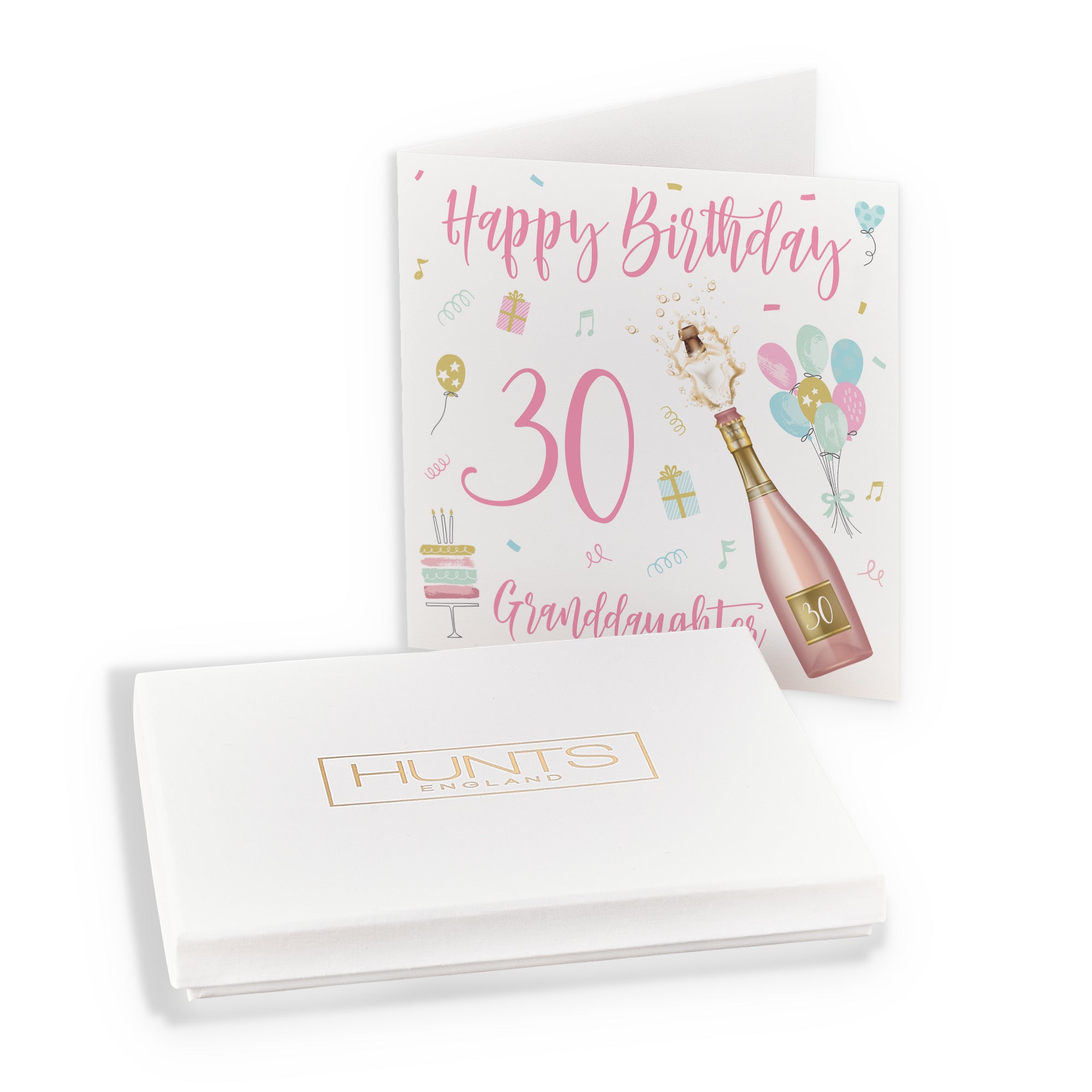 Boxed 30th Granddaughter Birthday Card Champagne - Default Title (B0D5RLRJKL)