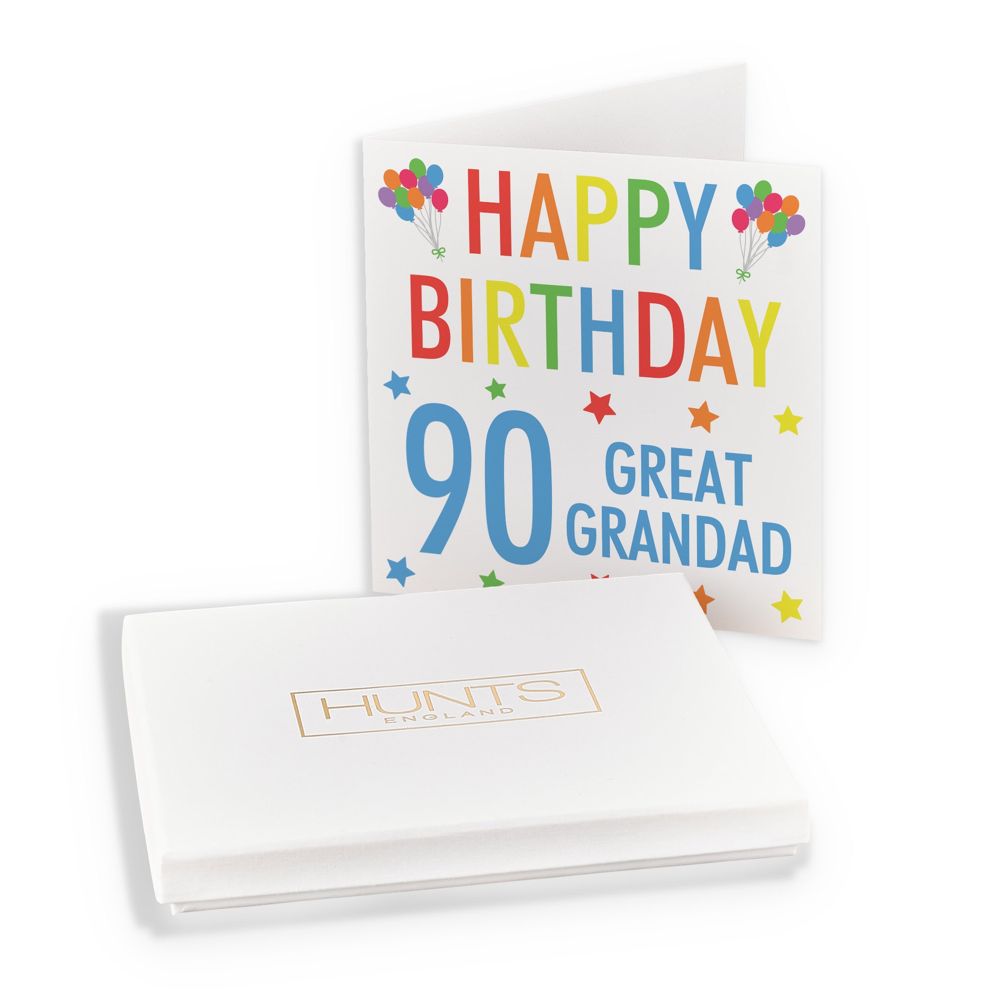 Boxed 90th Great Grandad Birthday Card Colourful - Default Title (B0D5RLSSPJ)