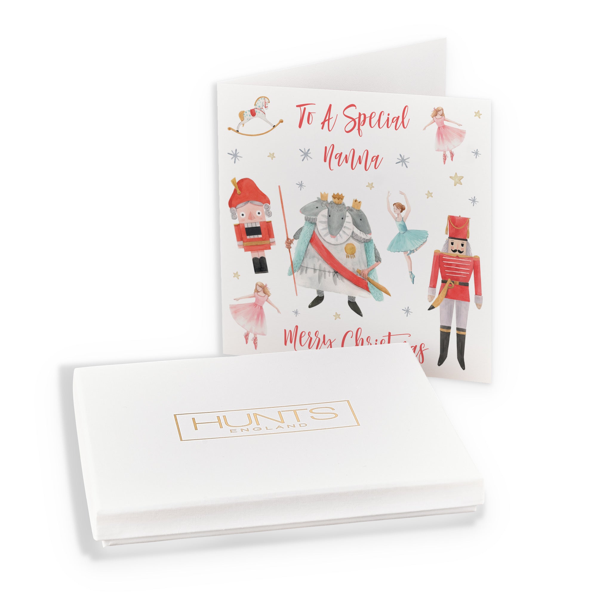 Boxed Nanna Nutcracker Christmas Card - Default Title (B0D5RM21J3)