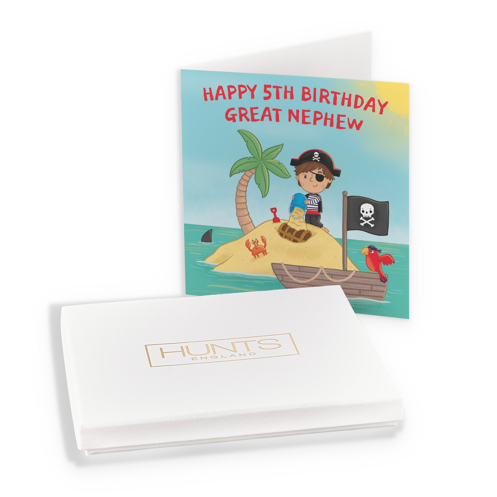 Boxed 5th Great Nephew Birthday Pirate Desert Island Card Imagination - Default Title (B0D5RM2T2Q)