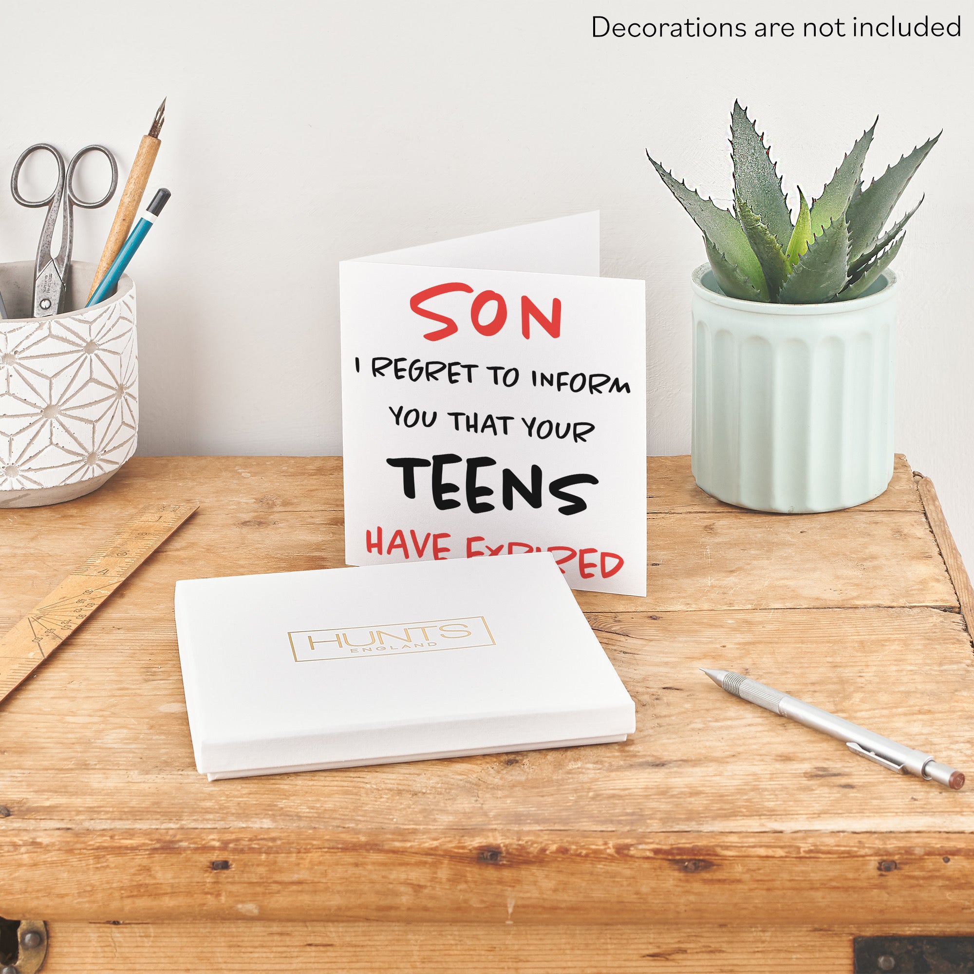 Boxed 20th Son Humorous Birthday Card Retro - Default Title (B0D5RM7VY1)