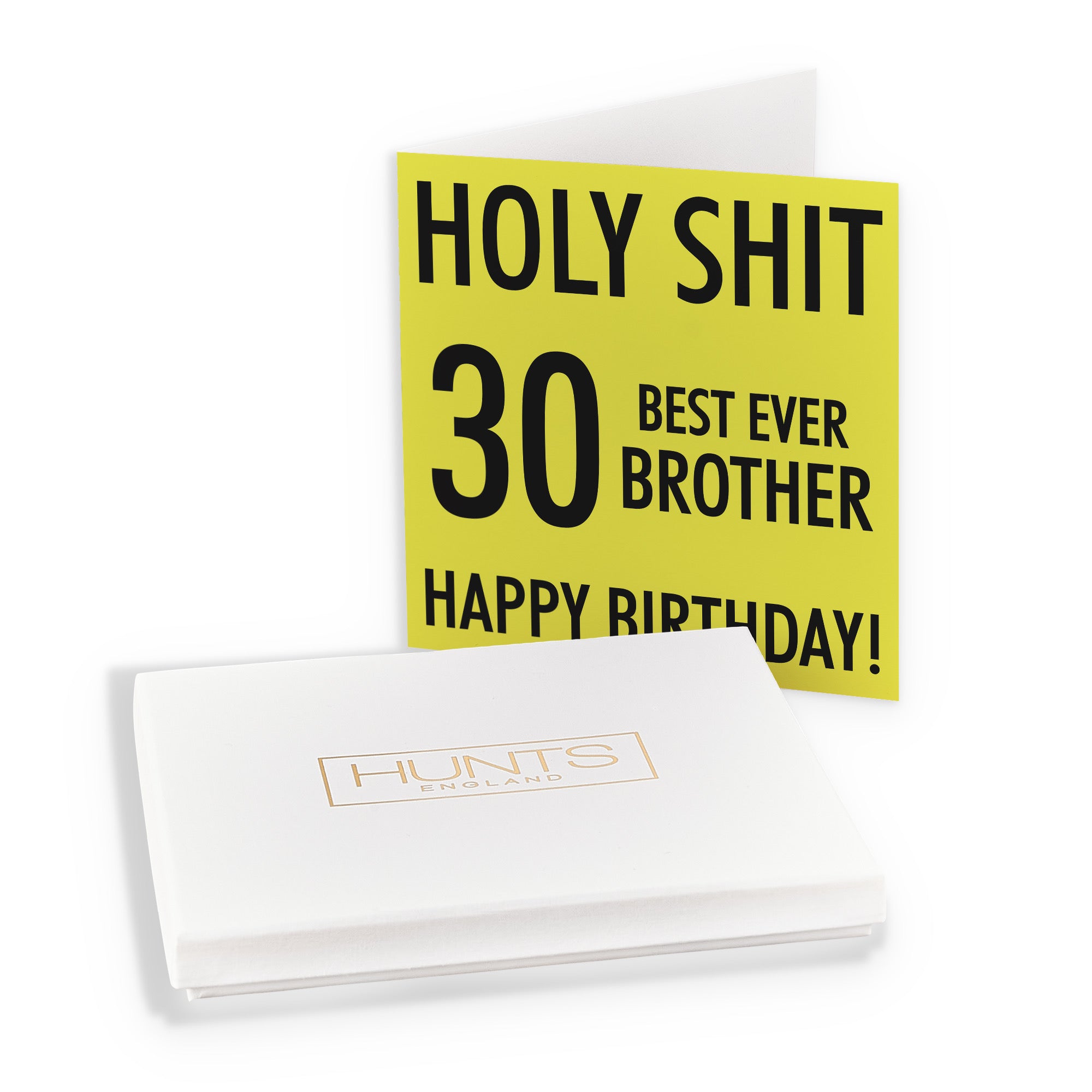 Boxed 30th Brother Birthday Card Holy Shit - Default Title (B0D5RM99GM)