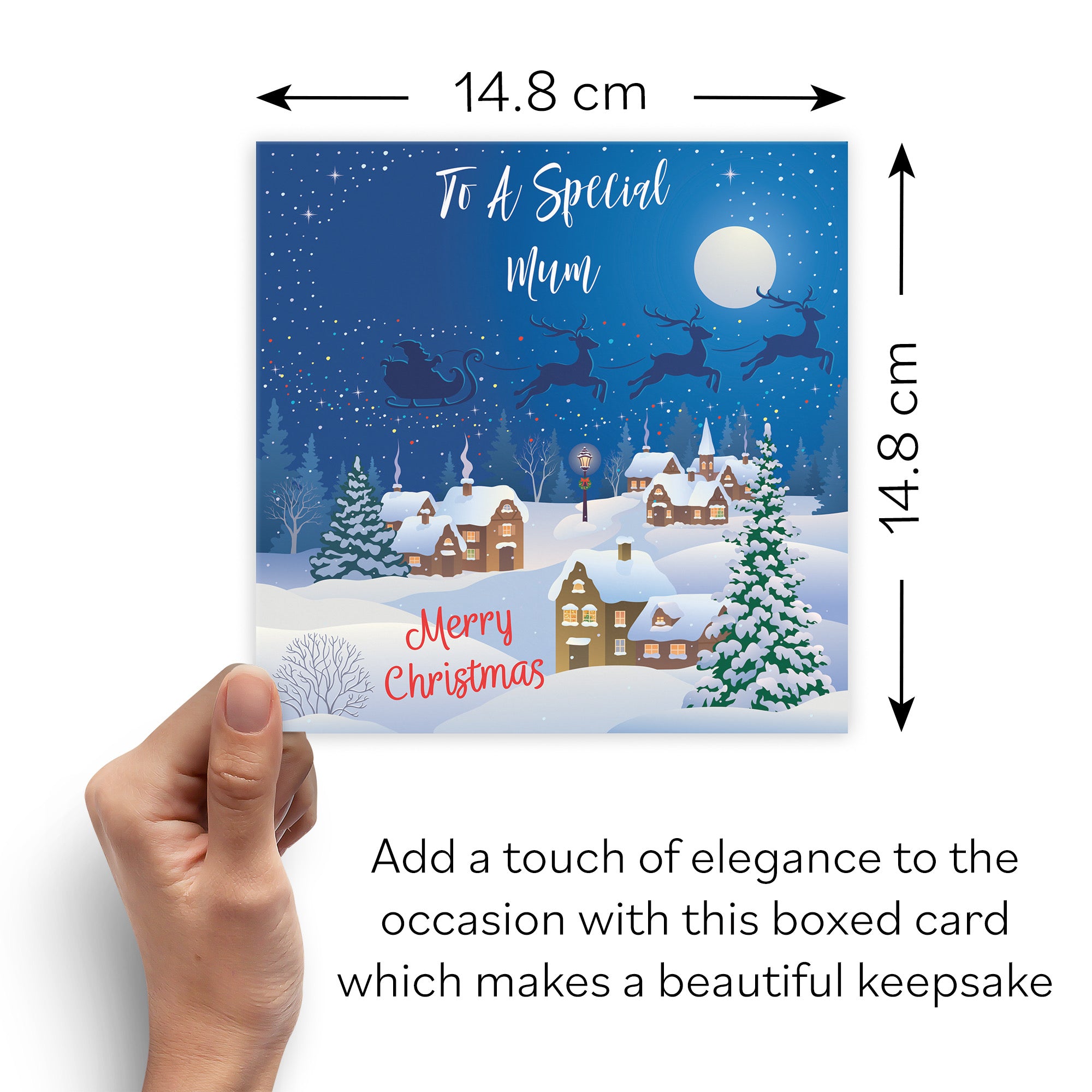 Boxed Mum Winter Wonderland Christmas Card - Default Title (B0D5RMMM7K)