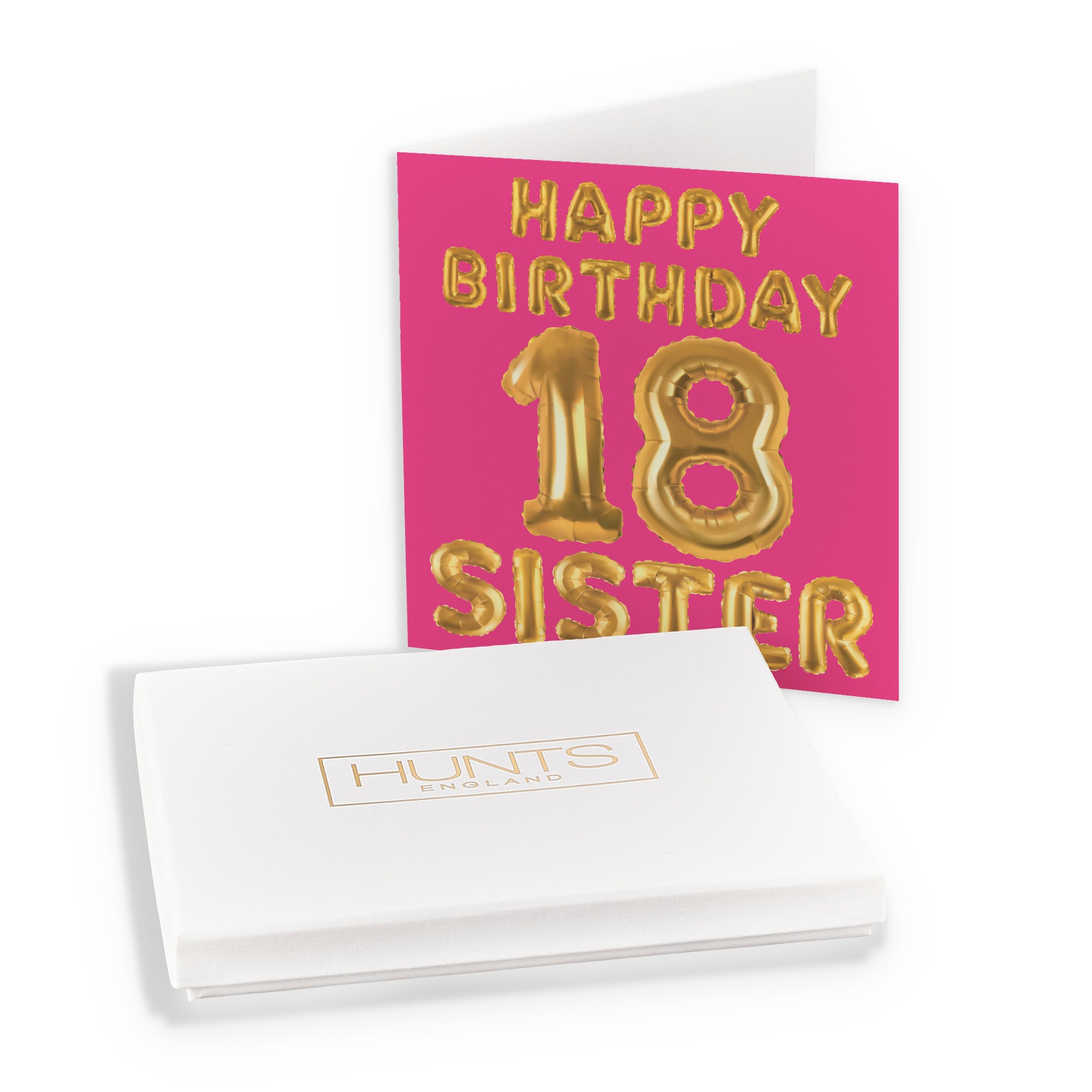 Boxed 18th Sister Birthday Card Balloon - Default Title (B0D5RMPP82)