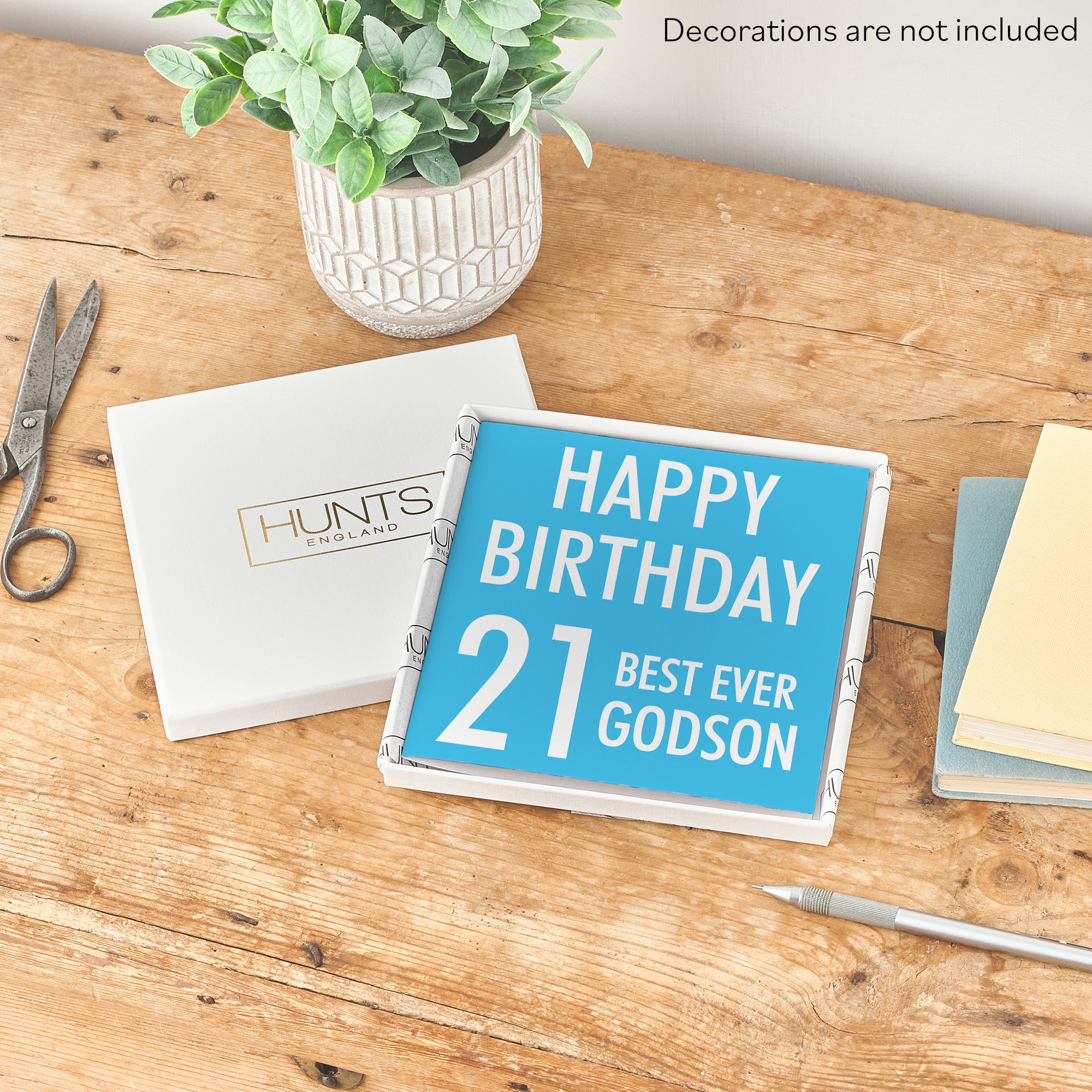 Boxed 21st Godson Birthday Card Urban Colour - Default Title (B0D5RMT6V8)