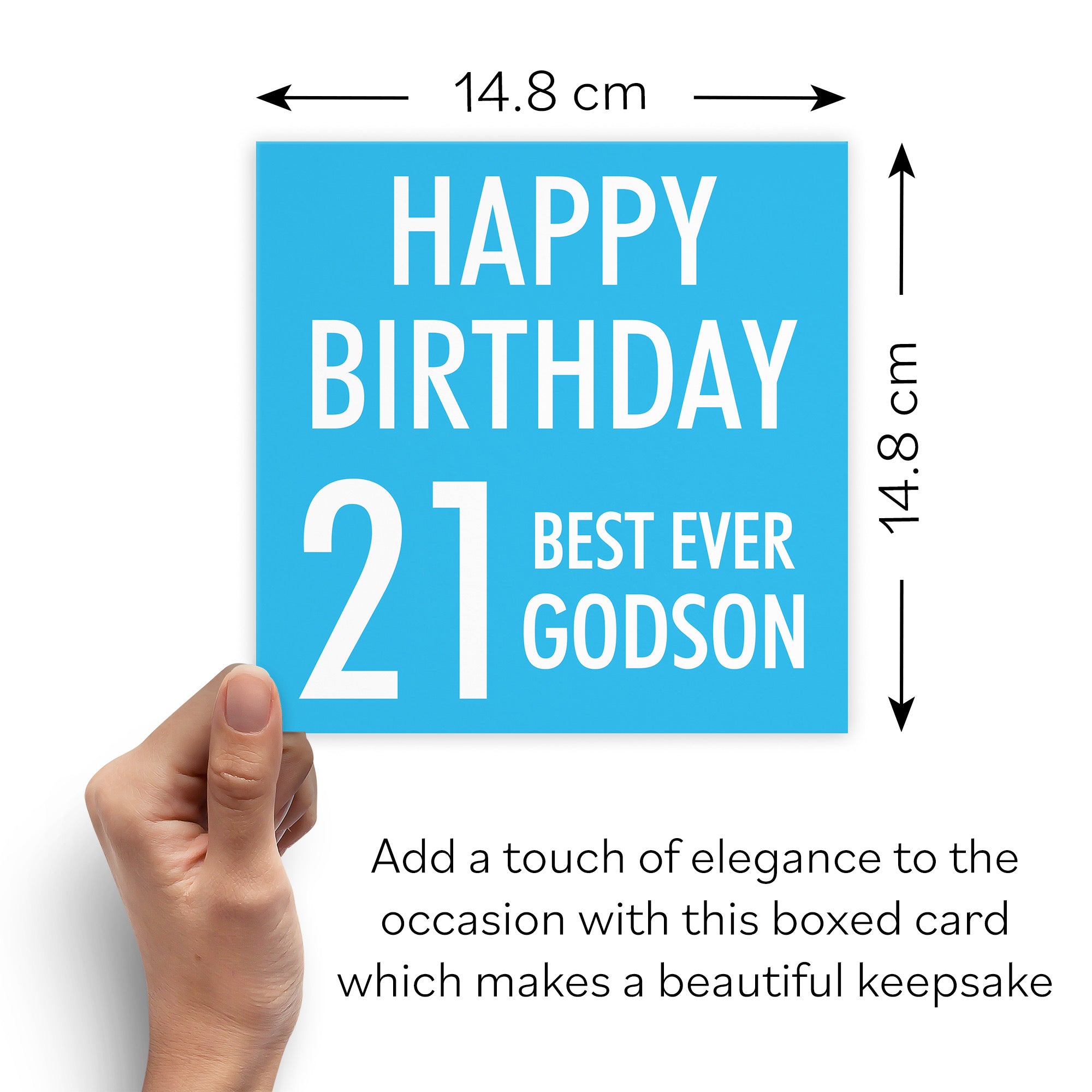 Boxed 21st Godson Birthday Card Urban Colour - Default Title (B0D5RMT6V8)