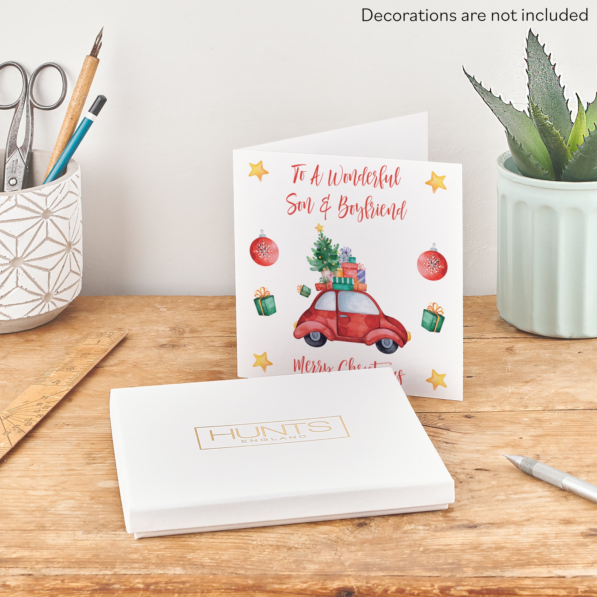 Boxed Son And Boyfriend Christmas Holiday Card - Default Title (B0D5RMVTK6)