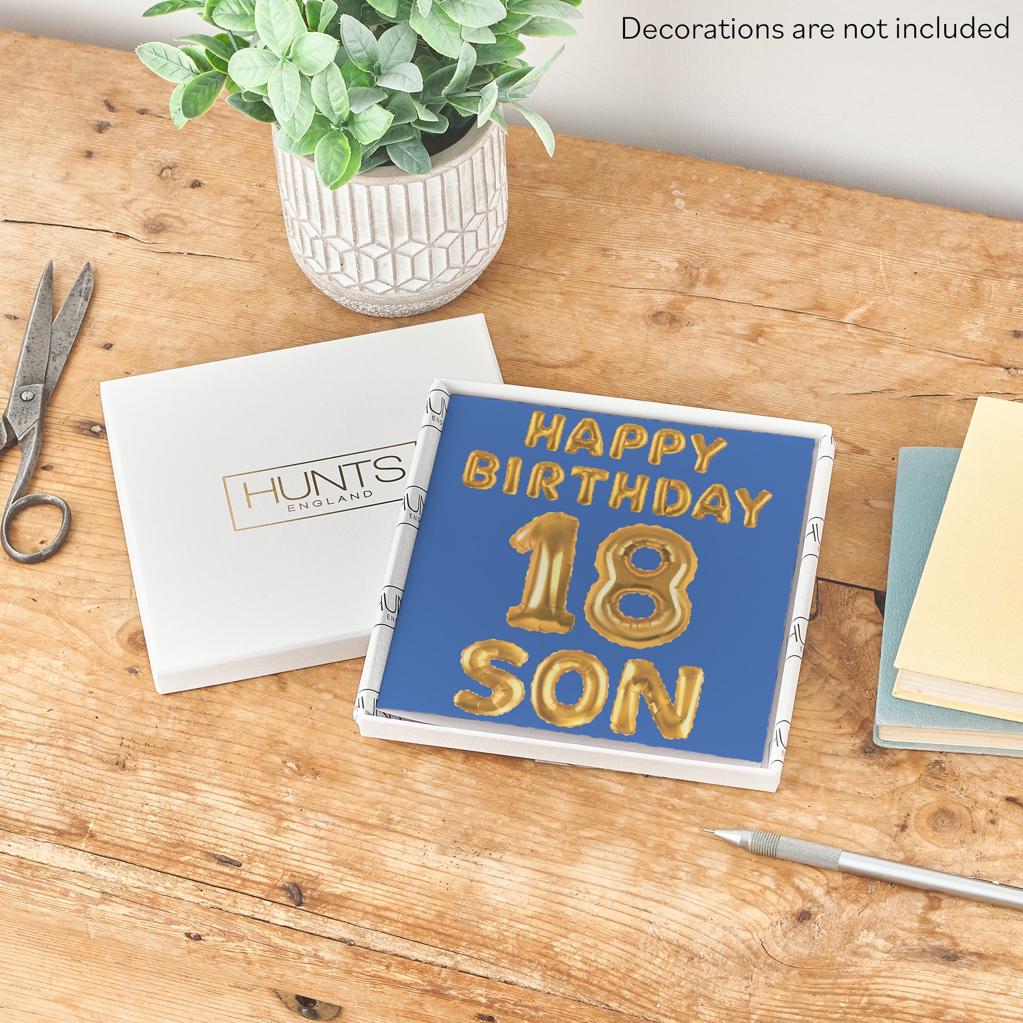 Boxed 18th Son Birthday Card Balloon - Default Title (B0D5RMXKQ2)