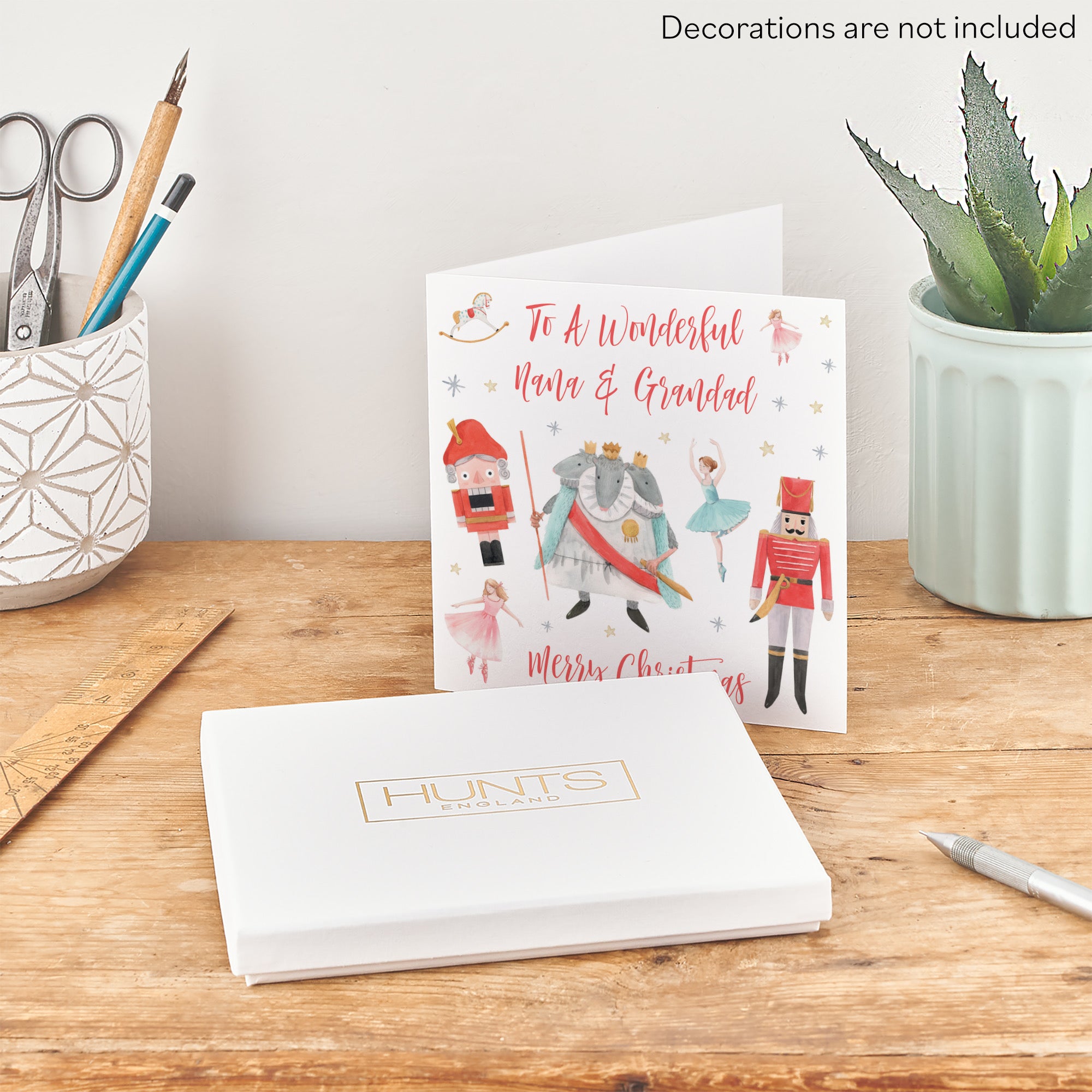 Boxed Nana And Grandad Nutcracker Christmas Card - Default Title (B0D5RMY4WH)