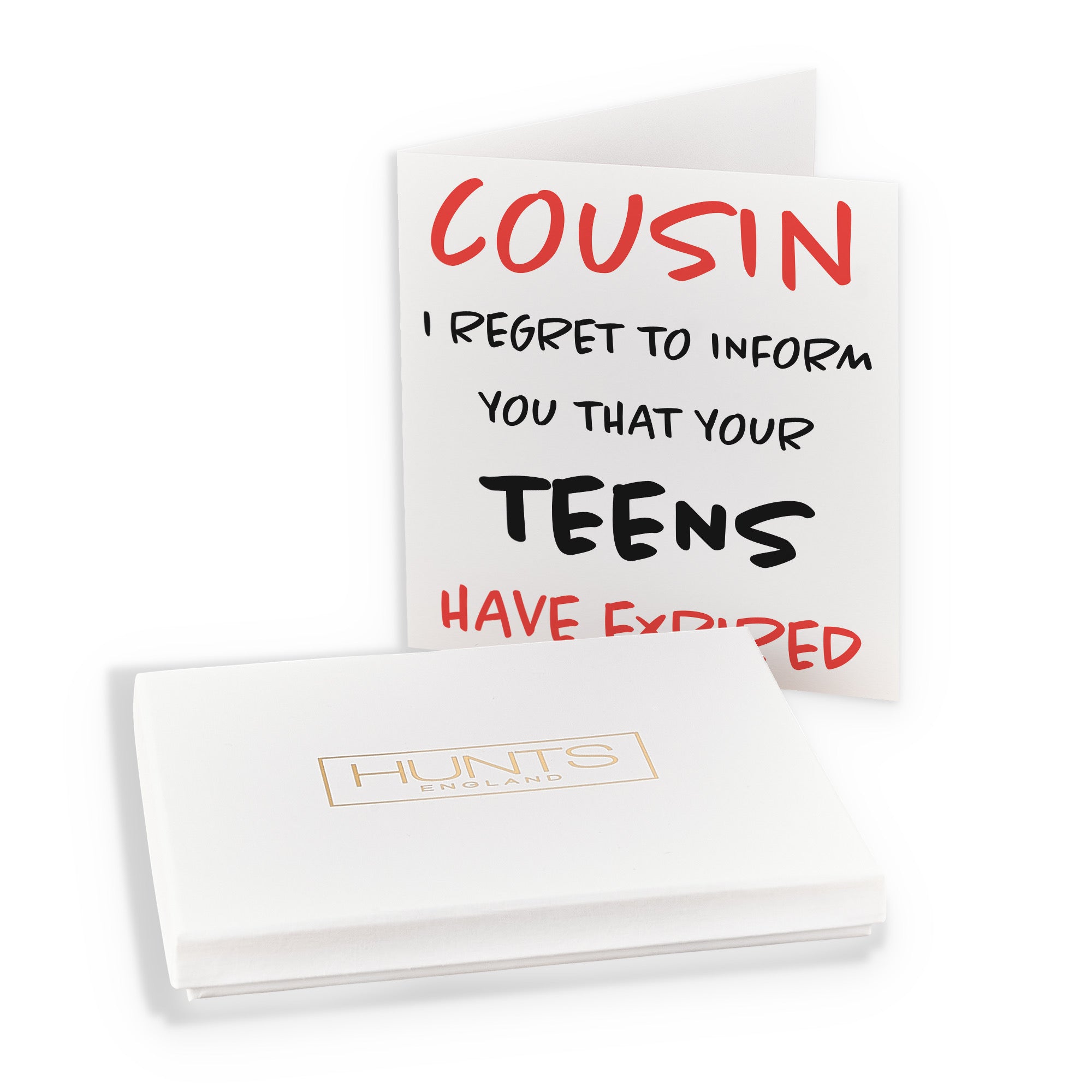 Boxed 20th Cousin Humorous Birthday Card Retro - Default Title (B0D5RN243P)