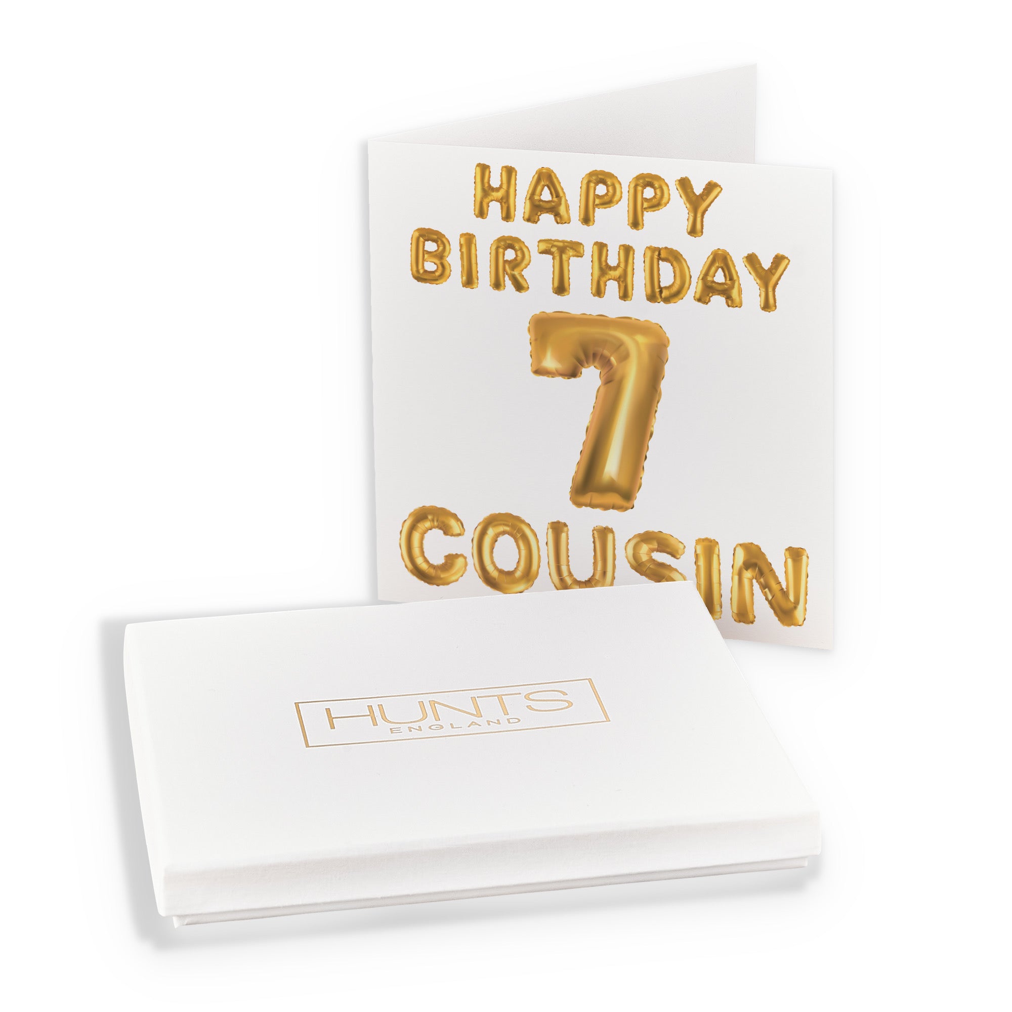 Boxed 7th Cousin Birthday Card Balloon - Default Title (B0D5RN6CMX)