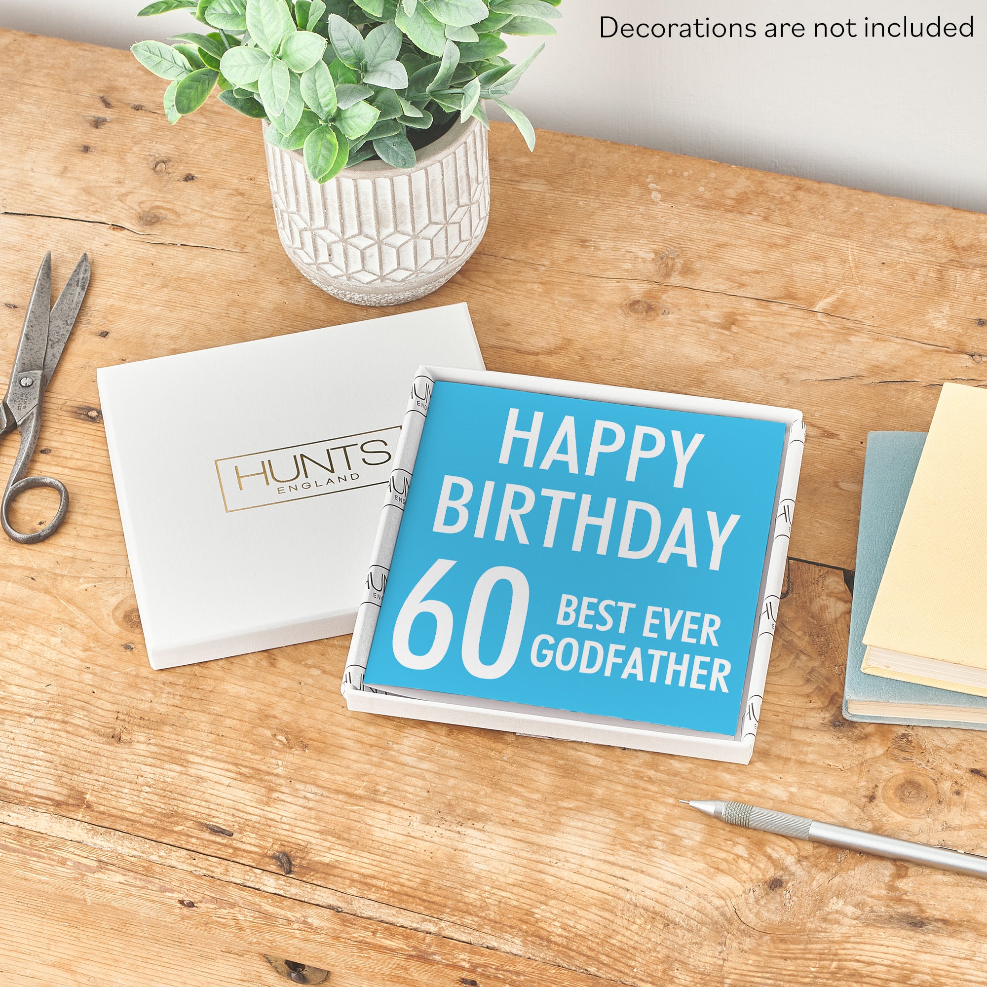 Boxed 60th Godfather Birthday Card Urban Colour - Default Title (B0D5RNB731)