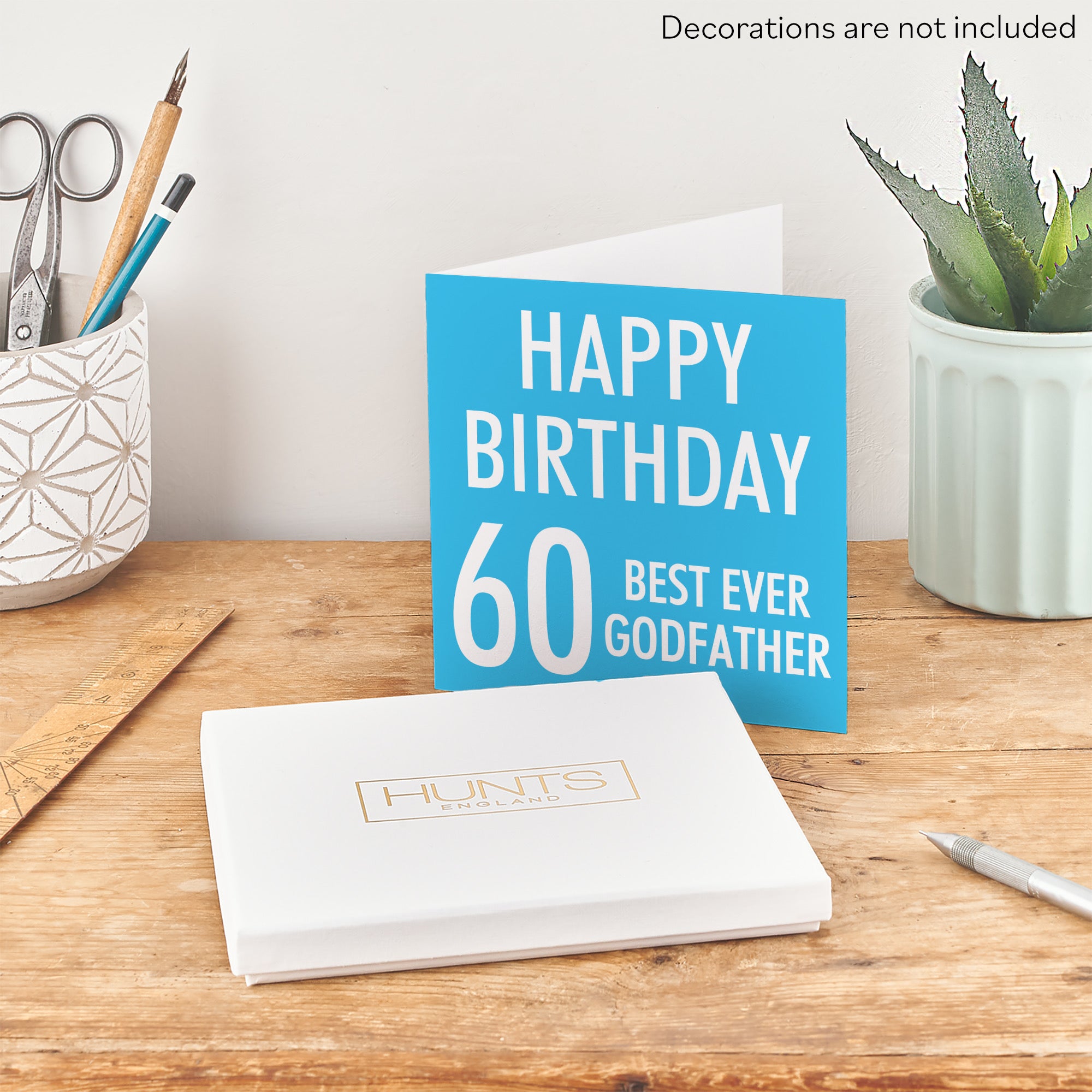 Boxed 60th Godfather Birthday Card Urban Colour - Default Title (B0D5RNB731)