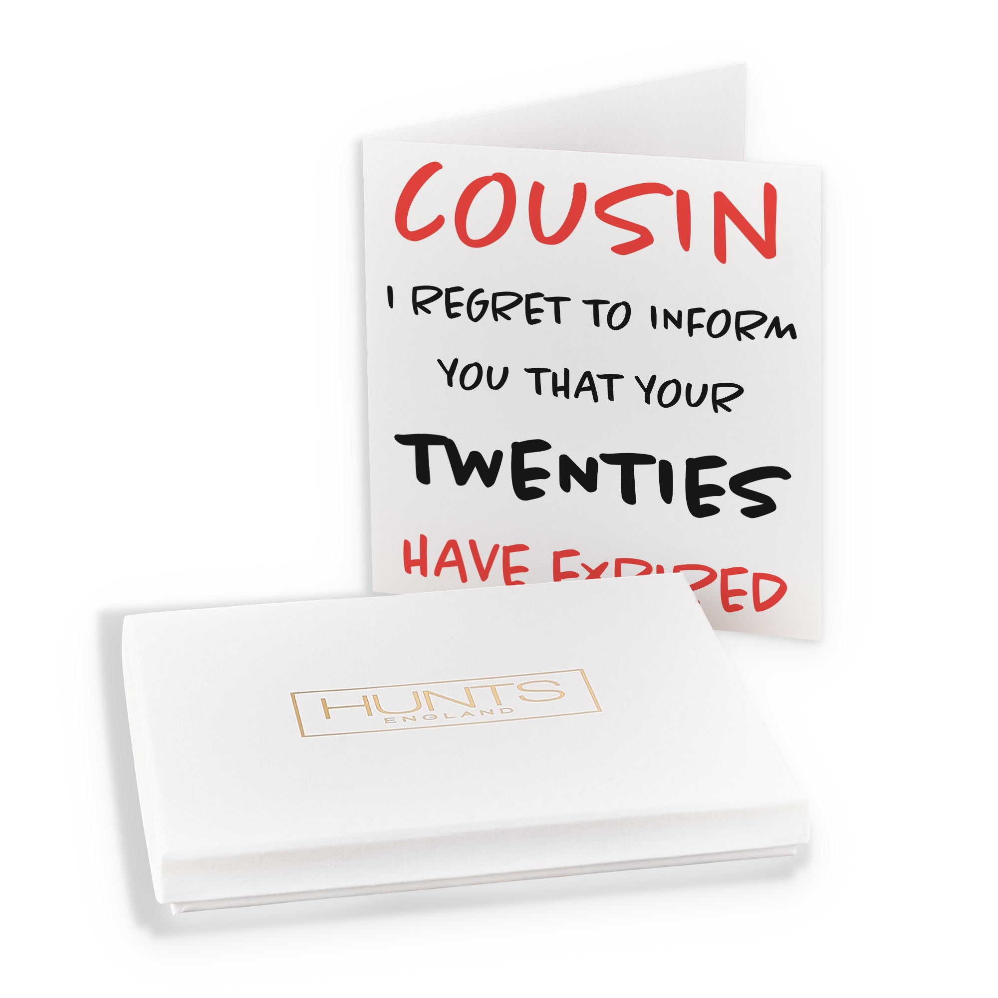 Boxed 30th Cousin Humorous Birthday Card Retro - Default Title (B0D5RNDMKC)