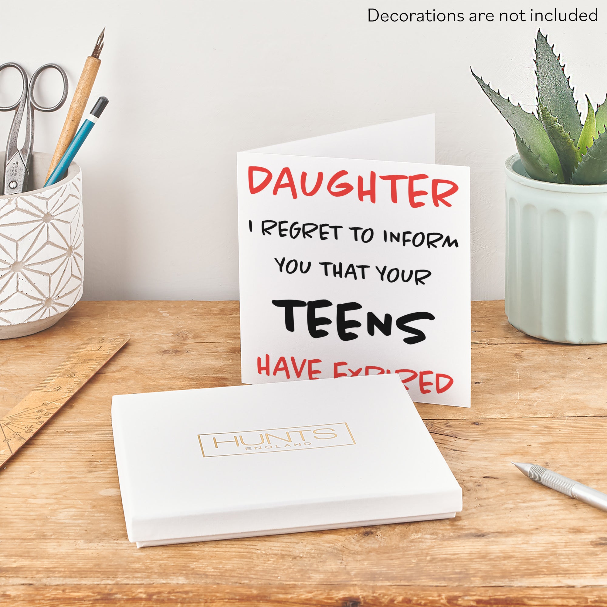 Boxed 20th Daughter Humorous Birthday Card Retro - Default Title (B0D5RNFMVG)