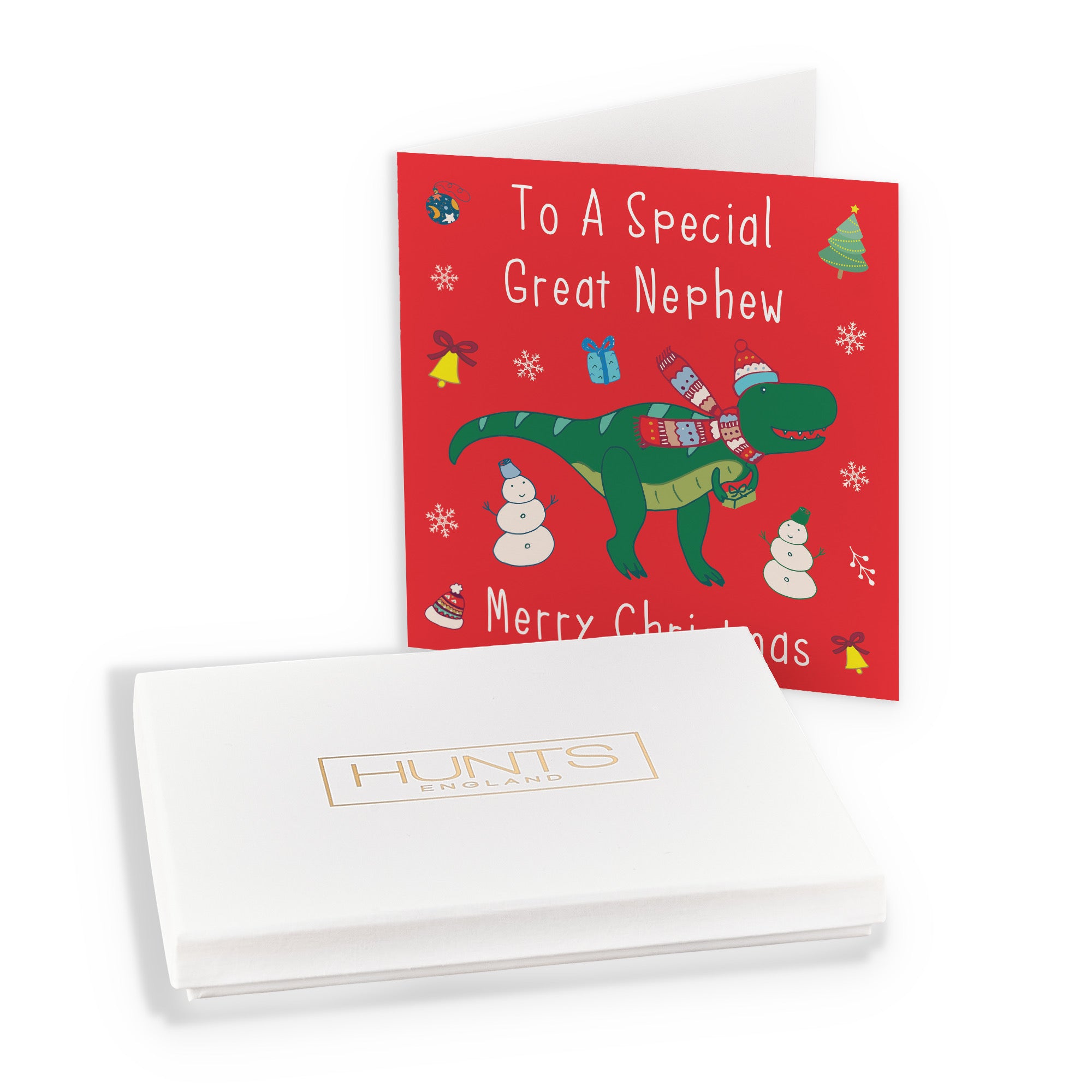 Boxed Great Nephew Dinosaur Christmas Card - Default Title (B0D5RNLS6C)