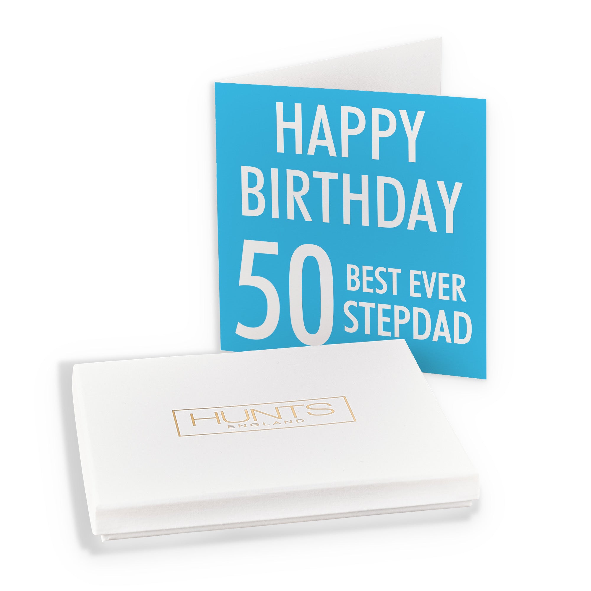 Boxed 50th Stepdad Birthday Card Urban Colour - Default Title (B0D5RNSCDT)