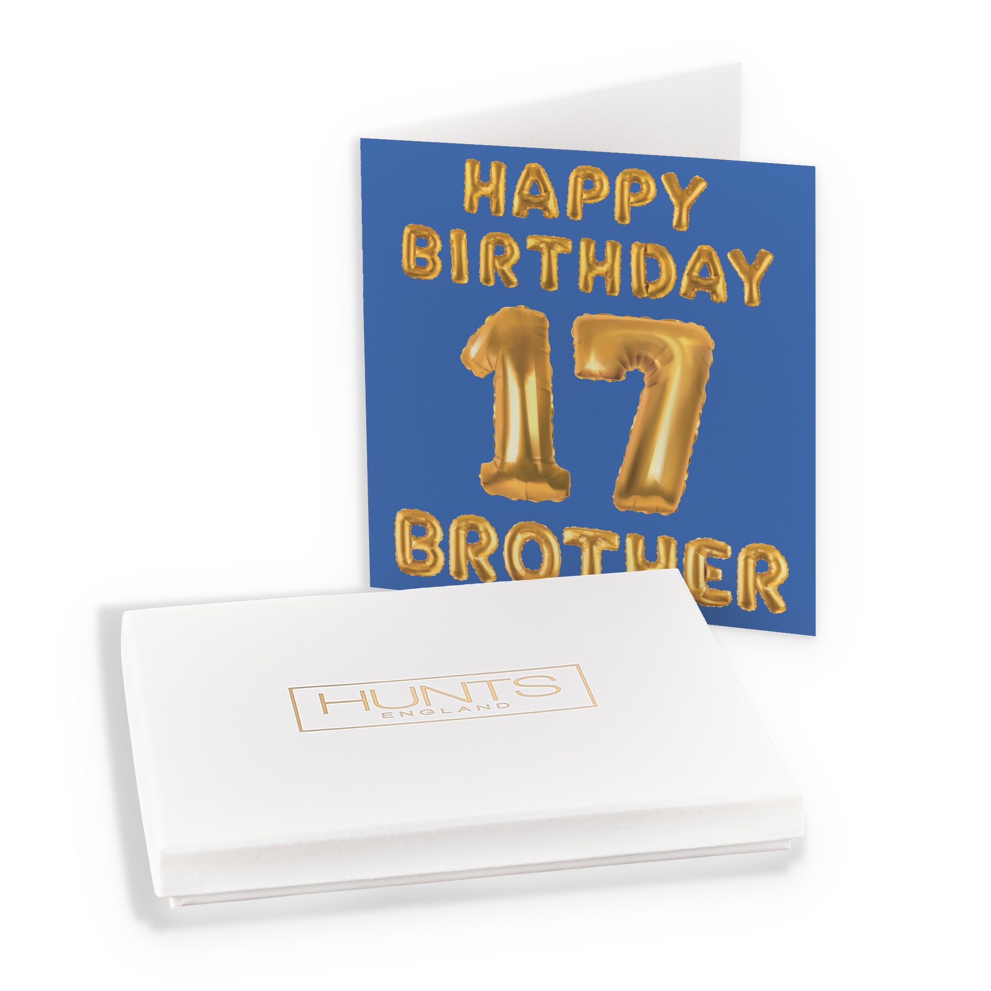 Boxed 17th Brother Birthday Card Balloon - Default Title (B0D5RNWQGF)