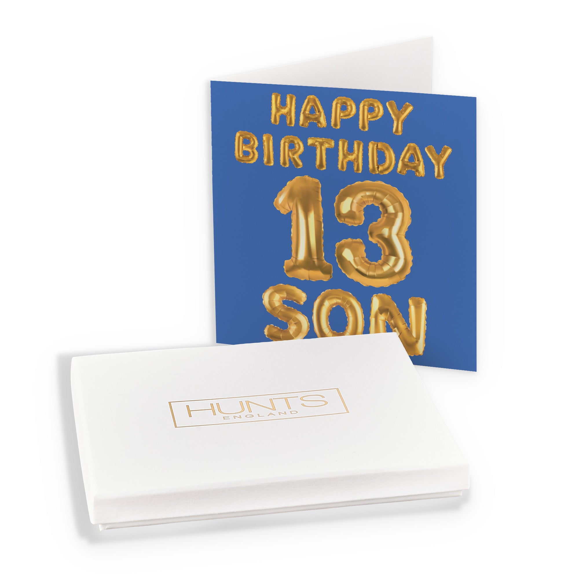 Boxed 13th Son Birthday Card Balloon - Default Title (B0D5RP2V25)