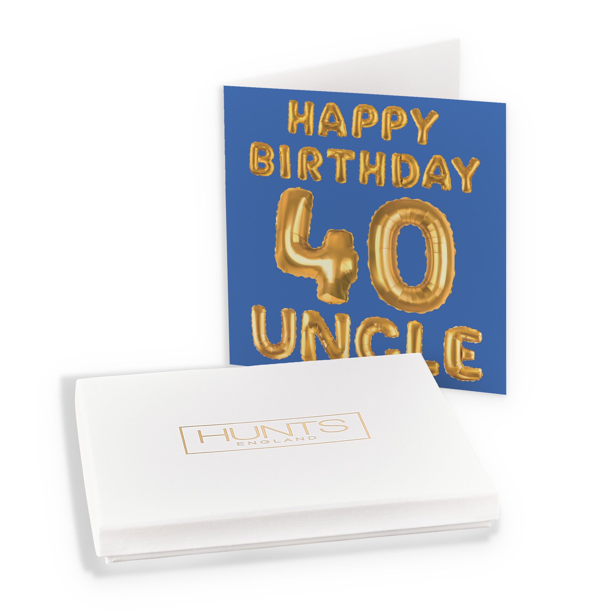 Boxed 40th Uncle Birthday Card Balloon - Default Title (B0D5RP3CG3)