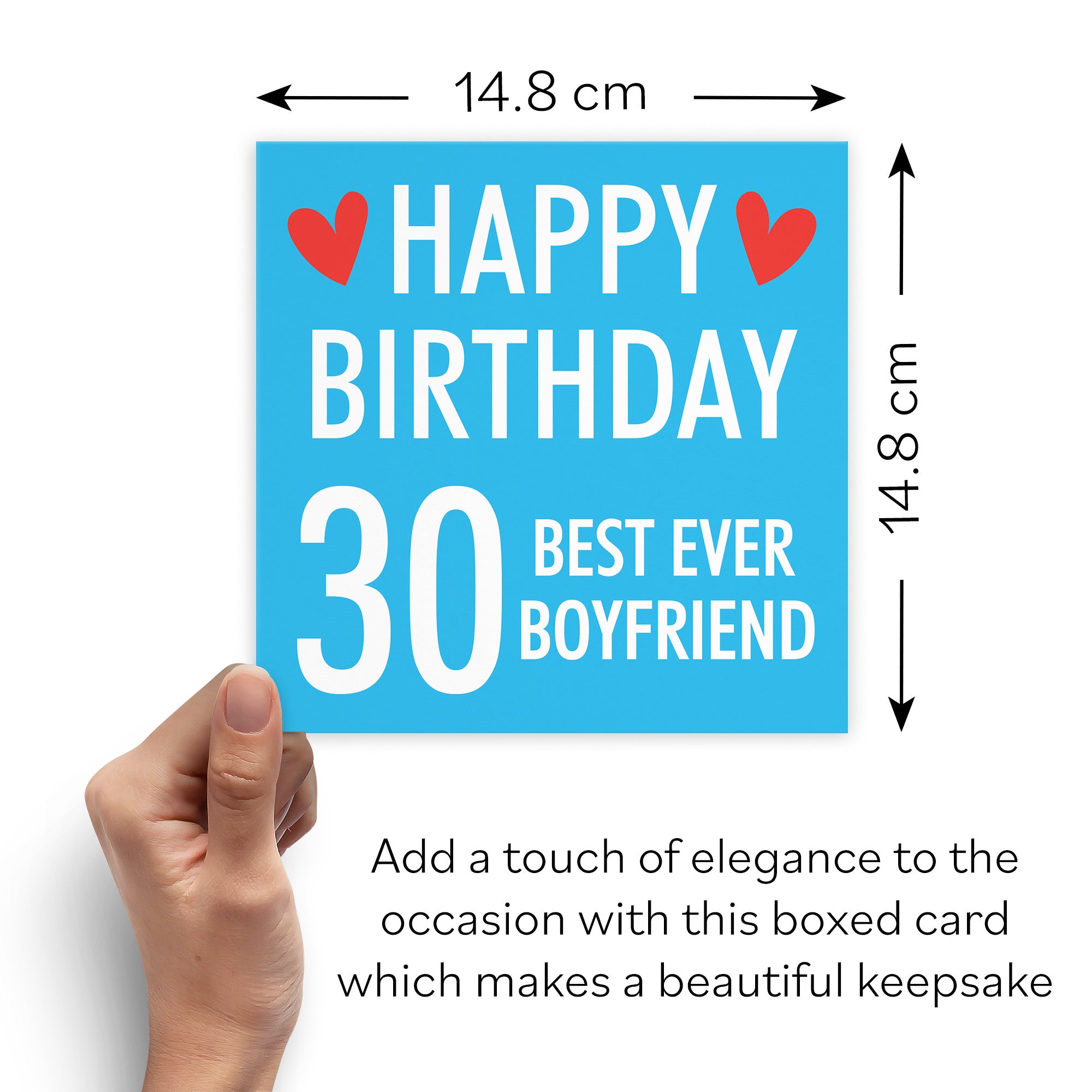 Boxed 30th Boyfriend Birthday Card Urban Colour - Default Title (B0D5RP3DJX)