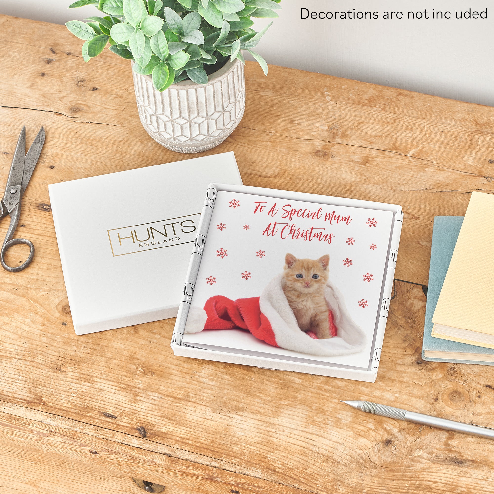 Boxed Mum Kitten Christmas Card - Default Title (B0D5RP7X25)