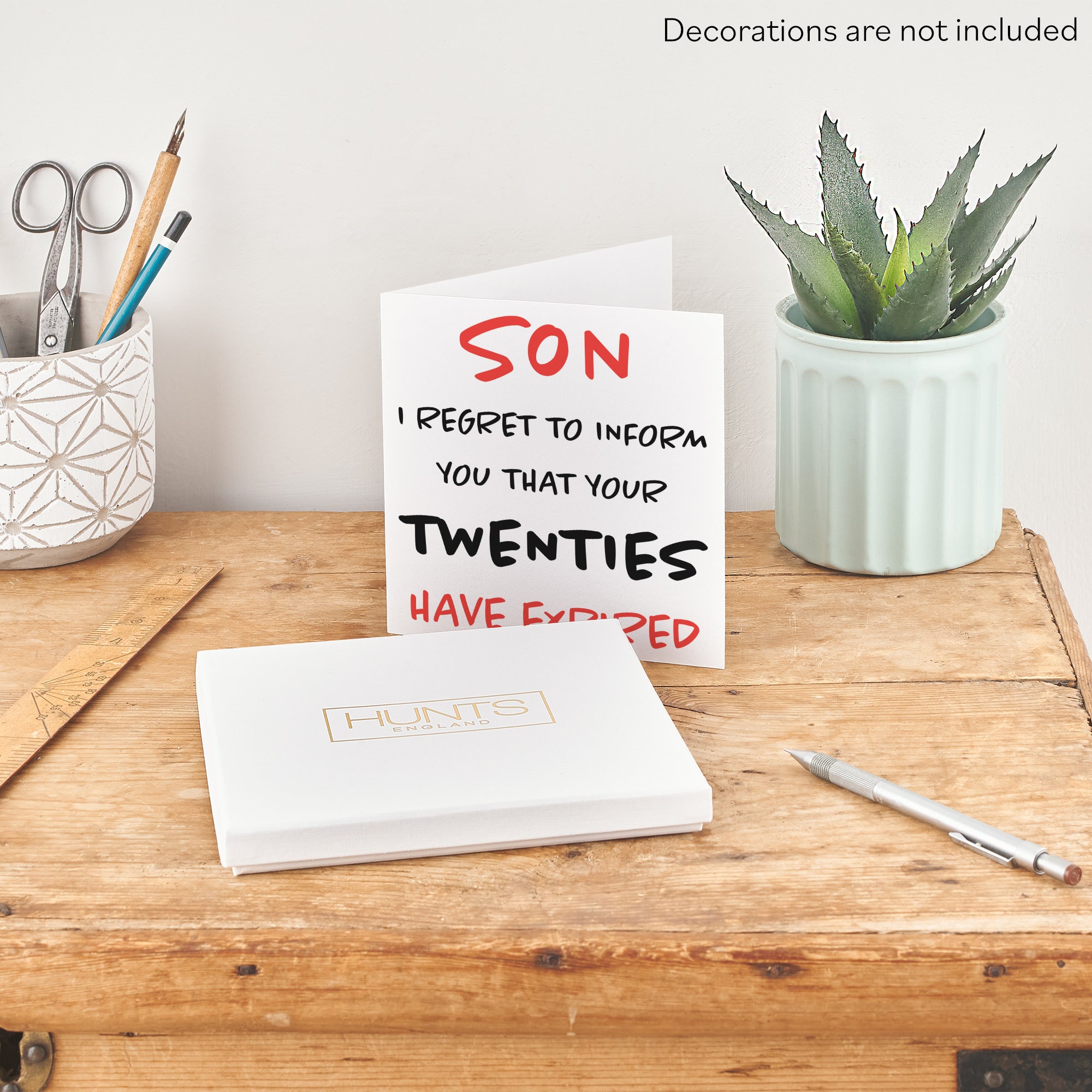 Boxed 30th Son Humorous Birthday Card Retro - Default Title (B0D5RPHC8G)