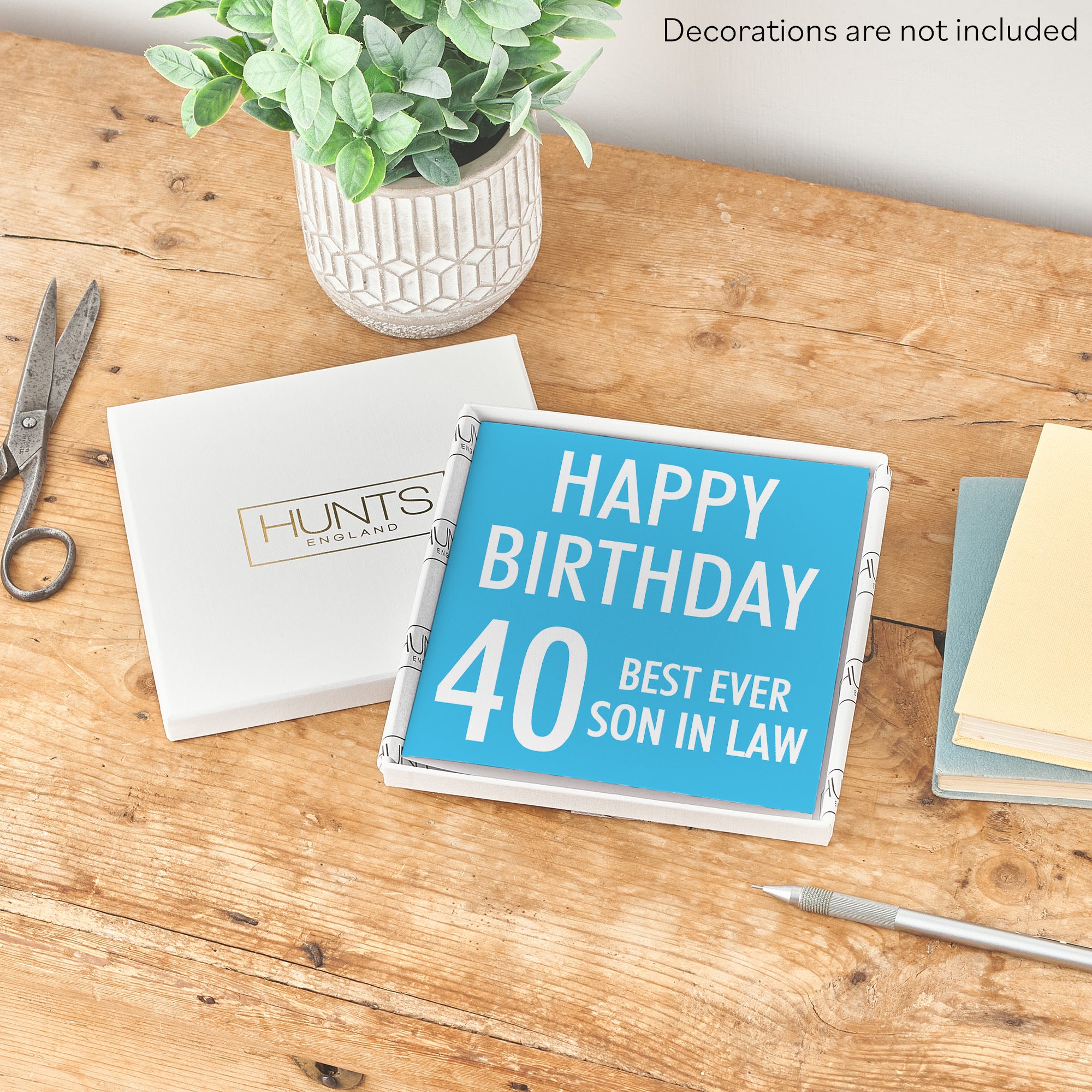 Boxed 40th Son In Law Birthday Card Urban Colour - Default Title (B0D5RPKX9S)