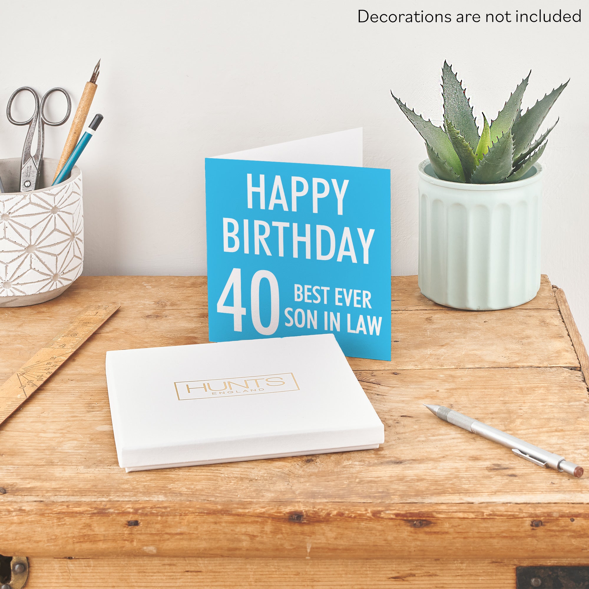 Boxed 40th Son In Law Birthday Card Urban Colour - Default Title (B0D5RPKX9S)