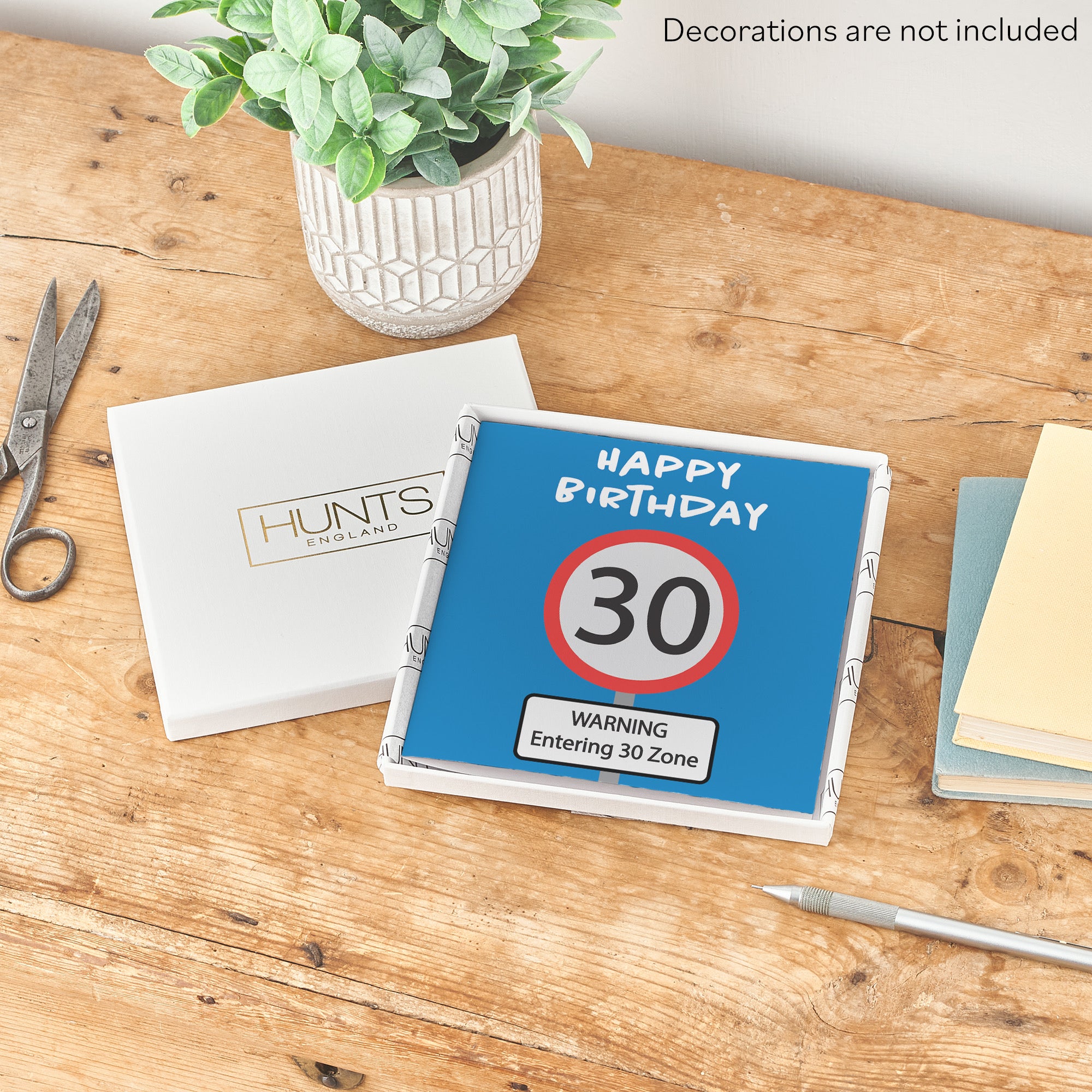 Boxed 30th Birthday Card Road Sign - Default Title (B0D5RPQ6KX)