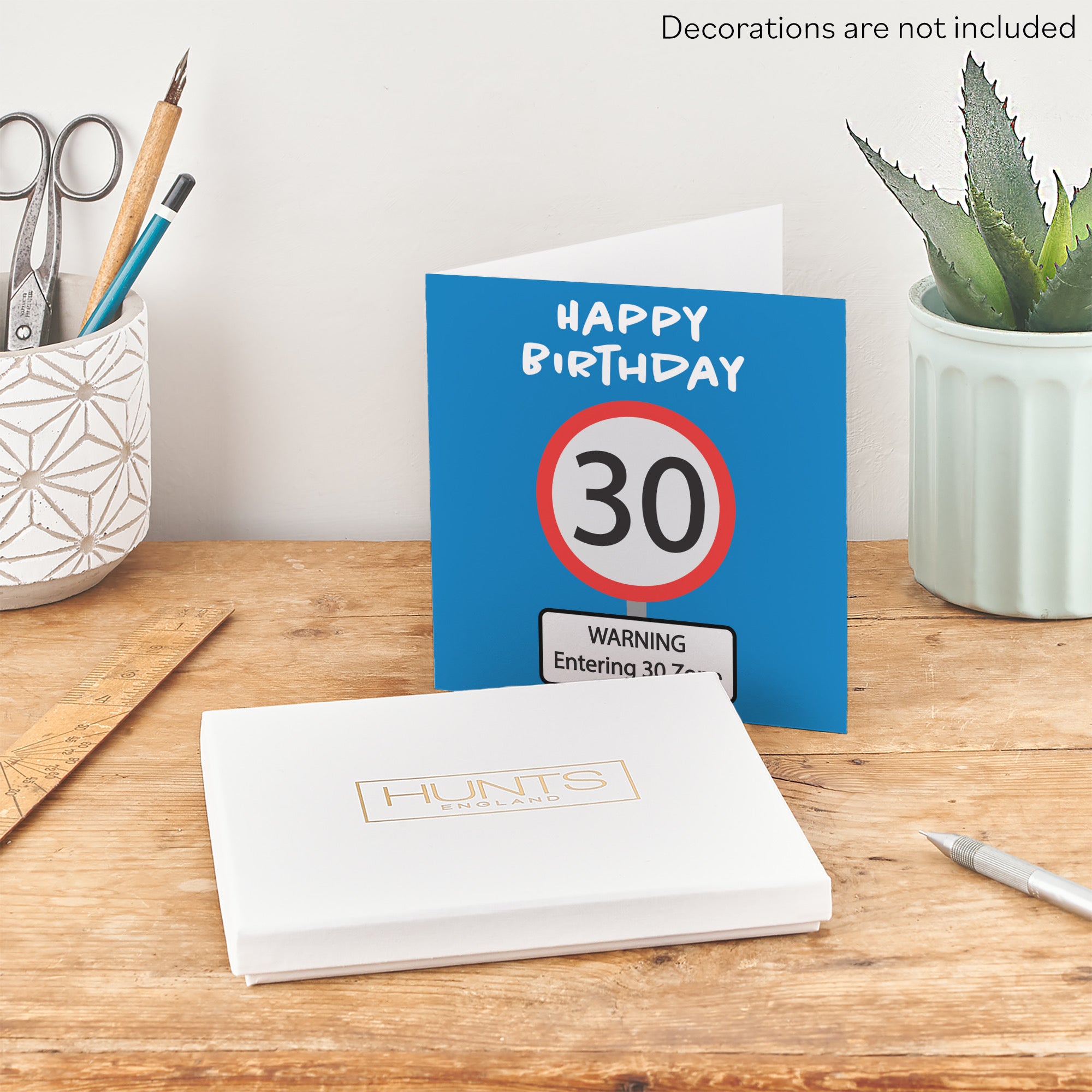 Boxed 30th Birthday Card Road Sign - Default Title (B0D5RPQ6KX)