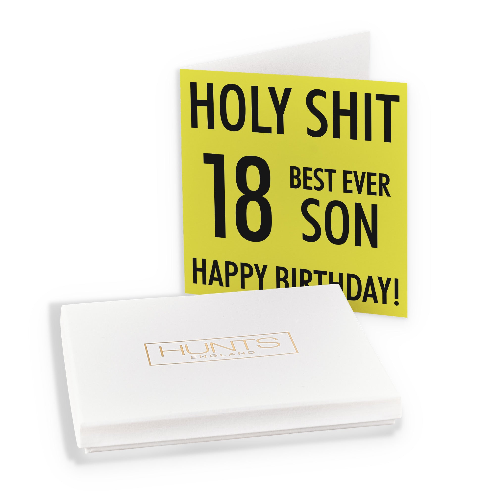 Boxed 18th Son Birthday Card Holy Shit - Default Title (B0D5RPS9WS)