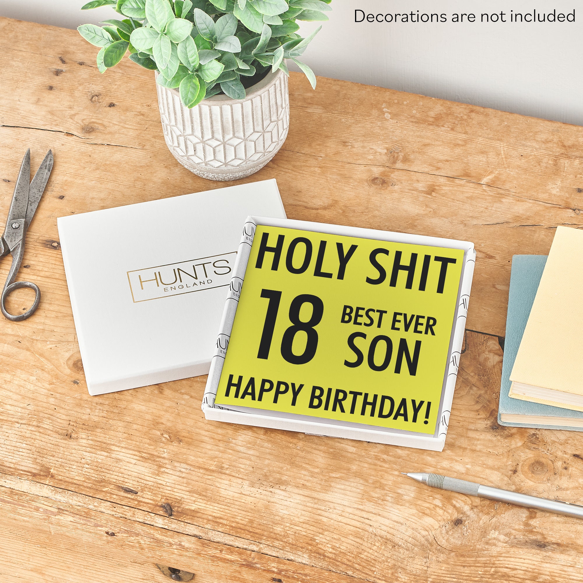 Boxed 18th Son Birthday Card Holy Shit - Default Title (B0D5RPS9WS)