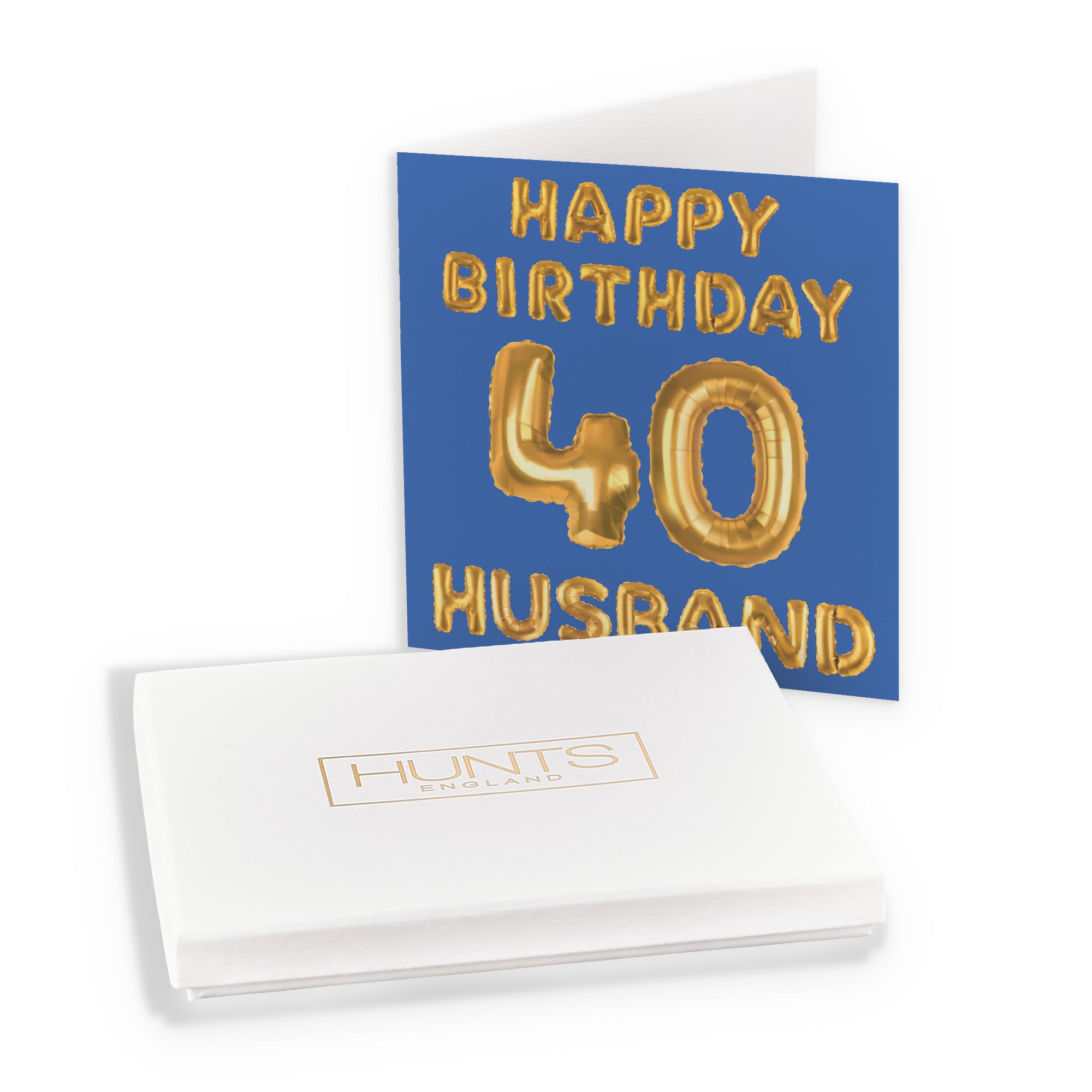 Boxed 40th Husband Birthday Card Balloon - Default Title (B0D5RPTP6G)