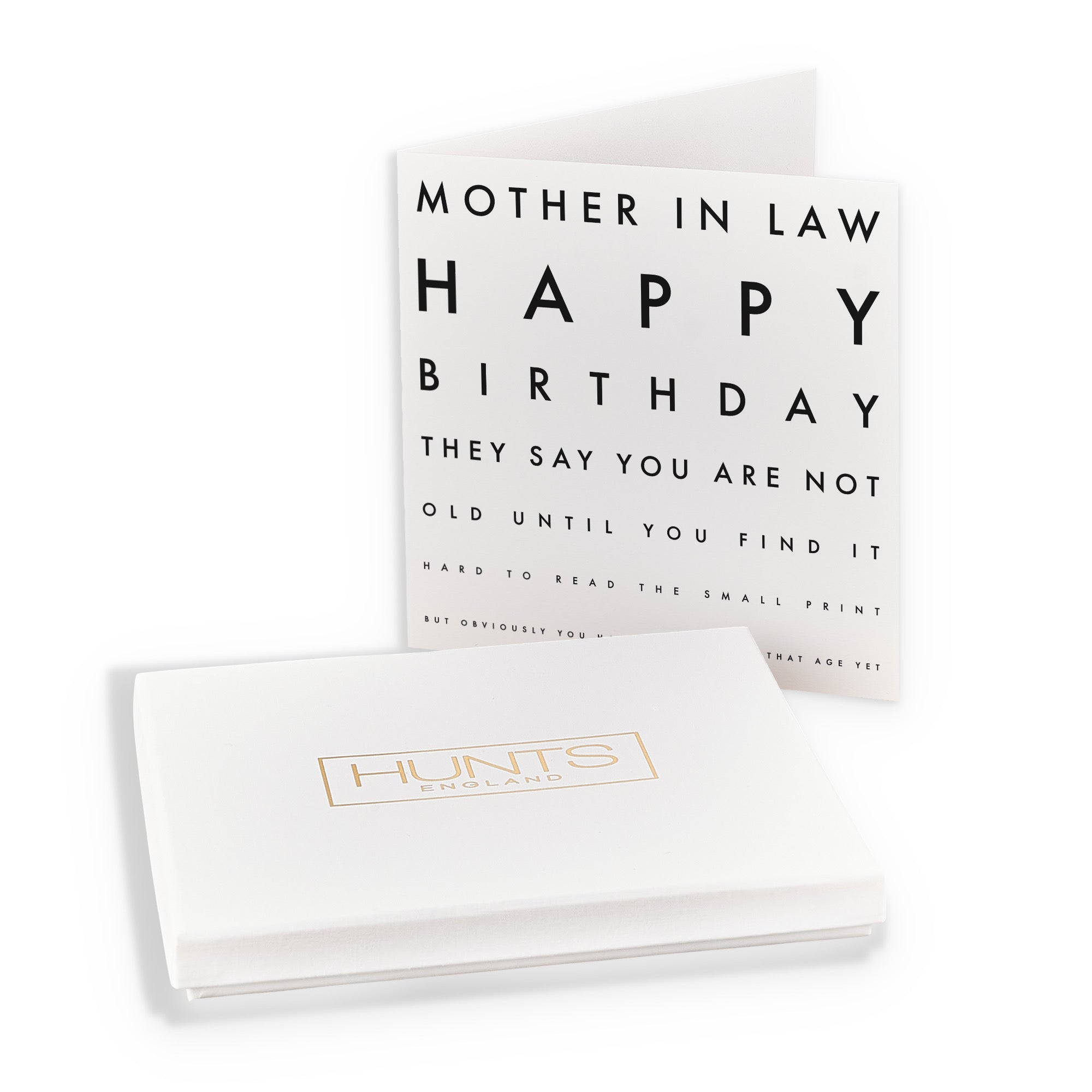 Boxed Mother In Law Funny Eye Sight Birthday Card Letters - Default Title (B0D5RQDKPT)