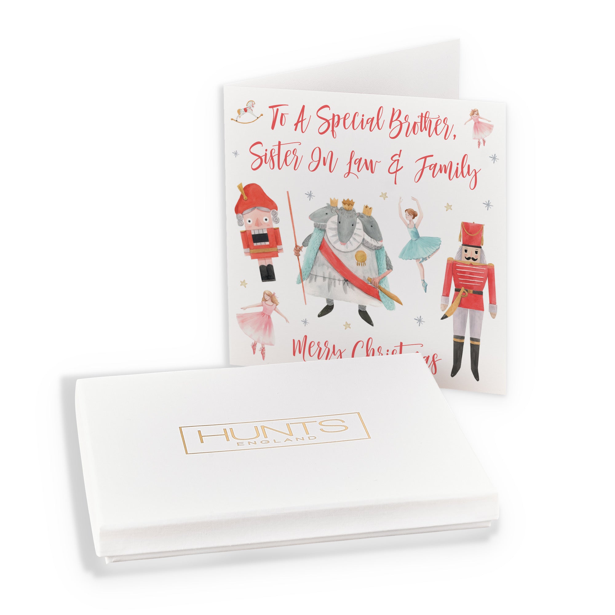 Boxed Brother, Sister In Law And Family Nutcracker Christmas Card - Default Title (B0D5RQPRJZ)